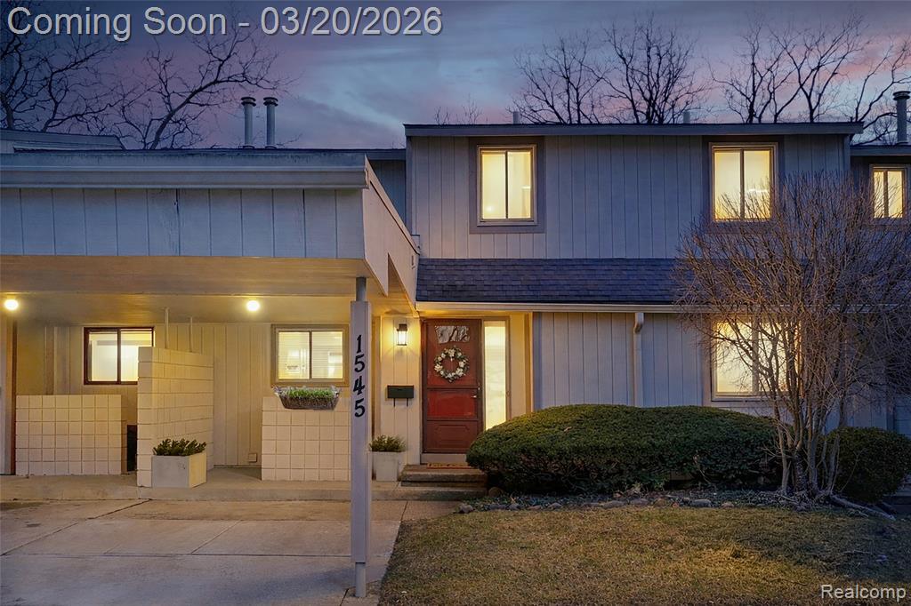 Welcome to this beautifully updated townhouse condo in sought-after Rochester Hills, offering the perfect blend of style, comfort, and convenience. Designed for both everyday living and easy entertaining, this home impresses from the moment you step inside. The bright, open-concept main level features two large sliding glass doors that fill the space with natural light and open to an expansive balcony—ideal for morning coffee or relaxing evenings. The updated kitchen boasts granite countertops, newer stainless-steel appliances, custom cabinetry with beaded inlay and soft-close hinges, a built-in pantry, and a breakfast bar for casual dining. Under-cabinet lighting enhances both ambiance and functionality. Upstairs, the spacious primary suite offers a generous walk-in closet, large primary bath, and multiple windows to create a light-filled retreat. An additional bedroom provides comfortable accommodations with ample closet space. Downstairs, the fully finished walkout basement extends your living space with a cozy corner fireplace, wet bar, laundry room, half bath, and plenty of room for entertaining or recreation. Step outside to a covered stone paver patio for even more outdoor enjoyment. For peace of mind, enjoy new luxury vinyl floors (2020), new electrical panel (2025), new furnace (2022), new deck boards (2025), newer windows (2014), and fresh paint in much of the home. The HOA covers water, heat, snow removal, and both grounds and structural maintenance —ensuring truly low-maintenance living.  Start making plans to spend summer by the community club house pool or at nearby Innovation Hills Park, local shopping, restaurants, and more. Don’t miss this exceptional opportunity to enjoy comfort, convenience, and community in a prime location!