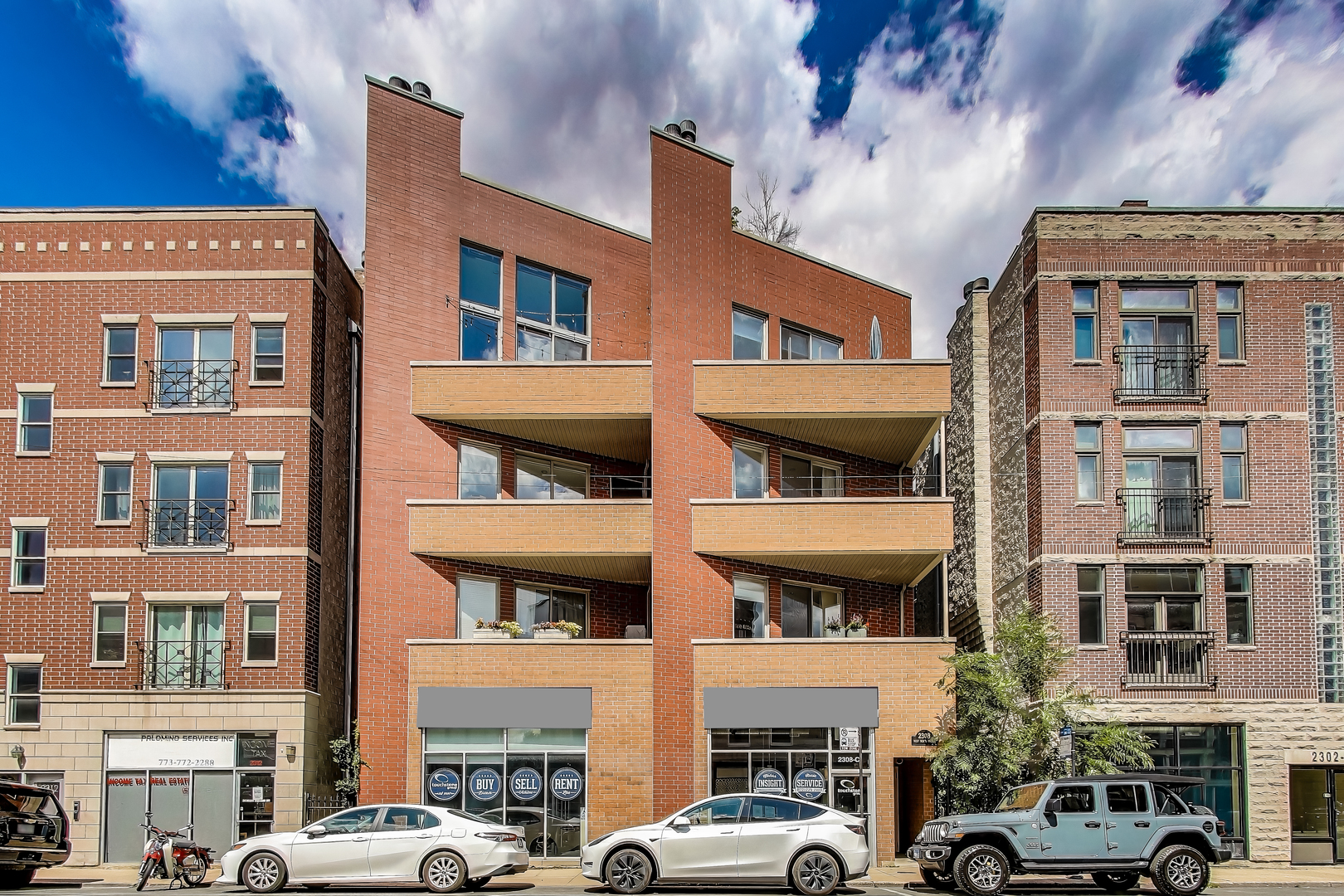 Welcome to this move-in ready gem in an intimate elevator building, in red-hot Bucktown, offering 1,759 square feet of stylish, functional living space in one of Chicago's most desirable neighborhoods.  This freshly updated 3-bedroom, 2-bathroom condo has just been completely repainted, including beautifully refinished kitchen cabinets, giving the home a crisp, modern feel. Enjoy hardwood floors throughout the main living spaces, complemented by brand new carpet in the secondary bedrooms for added comfort.  Highlights include:  Open-concept layout perfect for entertaining  Two private outdoor spaces for lounging or grilling  Garage parking INCLUDED  Oversized storage unit  Custom built-out closets throughout  New refrigerator, with newer microwave, dishwasher, furnace, and water heater  This condo is part of an extremely well-run association with no upcoming major expenses on the horizon, giving buyers peace of mind.  Located just steps from the 606 Trail, with easy access to the Blue Line EL, expressway, and all the restaurants, shops, and nightlife Bucktown and Wicker Park are known for.  Don't miss your chance to own this turn-key beauty in one of Chicago's most vibrant neighborhoods. Schedule your showing today!