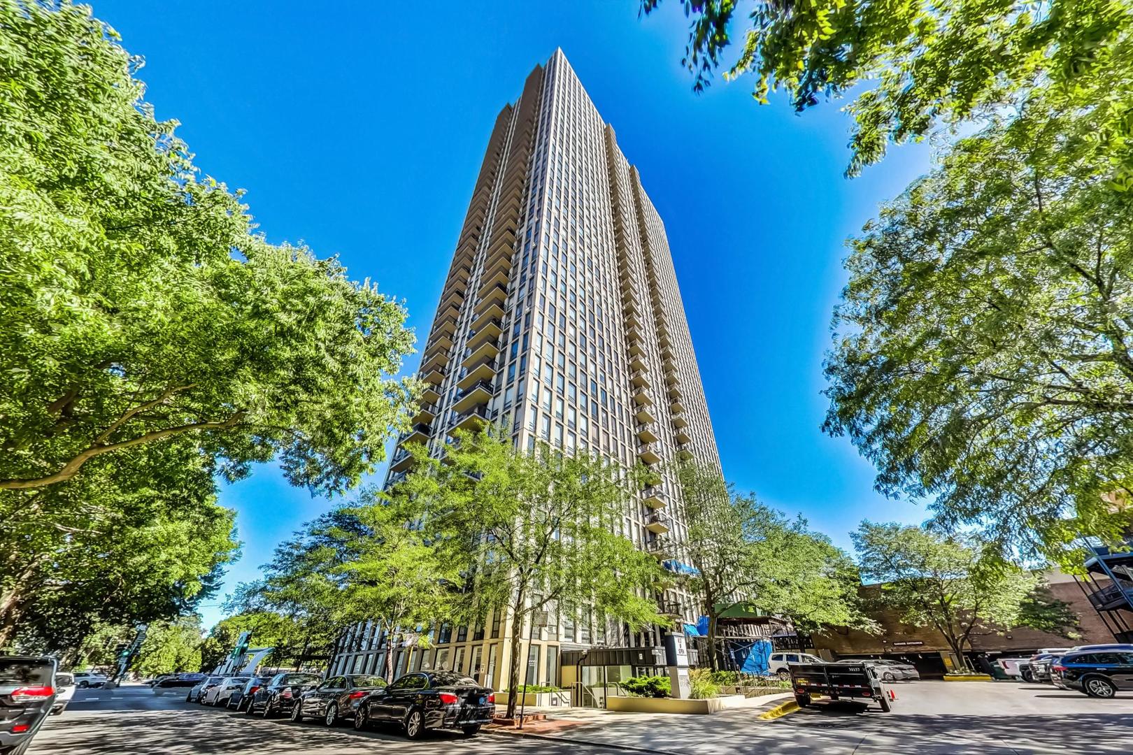 Experience Luxury Condo Living at Its Finest!    Welcome to this stunning 1 bed / 1 bath home that's move-in ready and waiting for your own personalized updates. Thoughtfully designed for today's modern lifestyle, this home features an open kitchen, sleek wood laminate flooring, and plenty of cabinets for all your storage needs. The spacious layout easily accommodates a work-from-home lifestyle, while the floor-to-ceiling windows fill the space with natural light throughout the day. Enjoy great western sunsets from your private balcony and soak in the sweeping skyline views. With generous closet space and storage throughout, this home truly has it all.    1660 N. LaSalle offers the perfect balance of luxury, location, and lifestyle with exceptional amenities, including a 24-hour door staff, fitness center, outdoor pool, beautiful rooftop deck with jaw-dropping lake and city views, newly renovated party room, on-site dry cleaners, and laundry facilities. Attached garage parking is available starting at $121 per month.    Located in the heart of Old Town, this home places you just steps from Lake Michigan, parks, and the lively Wells Street corridor. Commuting is effortless with the 156 bus right outside, 22 bus across the street, and both the Brown and Red Lines just a short walk away. Out back, enjoy an endless variety of restaurants, cafes, boutiques, nightlife, and entertainment.    Take advantage of everything the neighborhood has to offer, including the Old Town/Wells Street Art Fair, the Chicago Air & Water Show, and the Lincoln Park Farmer's Market every Wednesday and Saturday.    Financially solid and investor-friendly, 1660 boasts $14.1M in reserves as of June 2025 and has never had a special assessment. Strong rental demand, with no rental restrictions other than a 12-month minimum lease. Please note: this is a non-dog-friendly building, cats only.    Don't miss your chance to own this beautiful home in one of Chicago's most desirable neighborhoods!