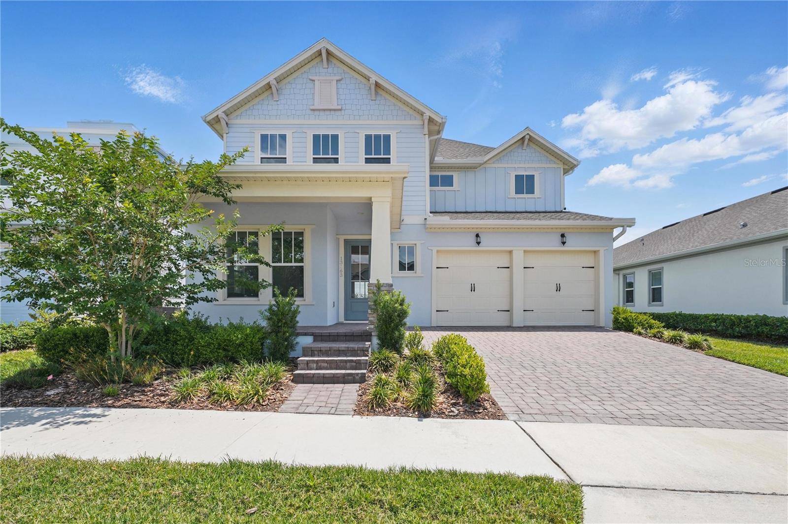 One or more photo(s) has been virtually staged. MOTIVATED SELLERS!  Welcome to this stunning, never-occupied custom home located in the heart of Laureate Park, Lake Nona. Featuring 4 bedrooms, 3.5 bathrooms, and a wealth of luxurious upgrades, this home offers both style and functionality for modern living, not to mention a large backyard big enough for you to design your own tropical oasis.

Step inside to find beautiful hardwood floors on the main level and luxury vinyl upstairs. The open-concept layout is perfect for entertaining, with a gourmet kitchen featuring custom cabinetry, top-of-the-line appliances, and a spacious island. The primary suite provides a spa-like retreat with rainfall shower heads and dual walk-in closets.

Additional upgrades include an oversized backyard, ideal for adding a pool, an EV charger already installed, and an outdoor wet bar kitchen setup. The home is also prepped for a future pool with a 100A electrical subpanel, and a water softener system is in place.

Laureate Park isn’t just a neighborhood—it’s a vibrant lifestyle. Enjoy the Aquatic Center, resort-style pools, LP Fit gym, and 44+ miles of trails. Located in prime Lake Nona, minutes from Medical City, dining, and shopping. Close to major highways, MCO Airport, and the USTA National Campus. Easy access to Orlando’s top theme parks and beautiful Florida beaches. This home blends space, luxury, and community in a sought-after location. Experience elevated living—schedule your private tour today!