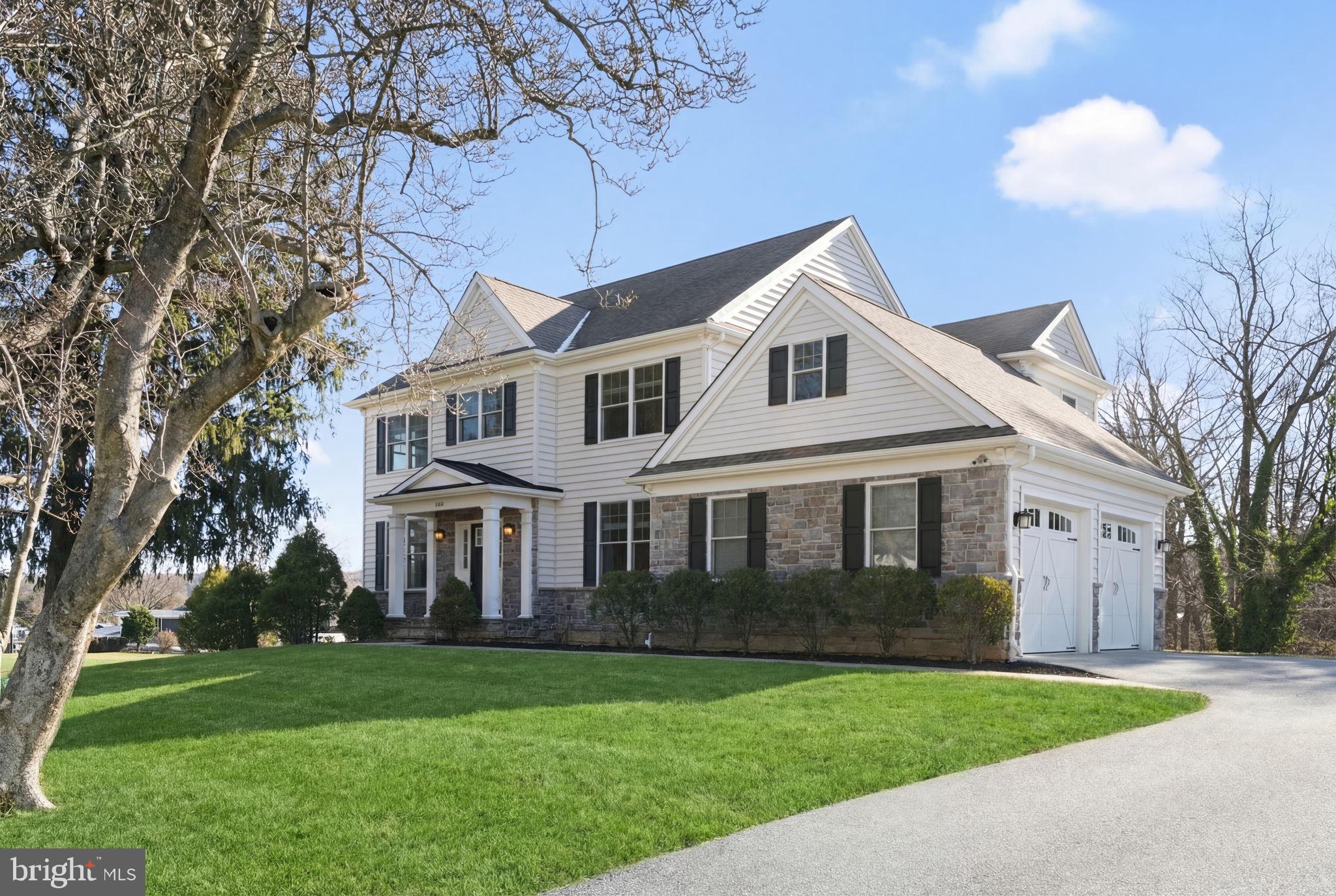 Welcome to 129 Conestoga Road! An elegant, Renehan custom-built in 2015 home set on .62 acres in Malvern. Thoughtfully designed with timeless craftsmanship, this 4-bed, 2.5-bath property offers the space, comfort, and sophistication today’s buyers are searching for.From the moment you step inside, the home feels substantial— wide hallways, rich hardwood floors stretching throughout the main level, tall windows, sun-filled rooms, and thoughtful custom details everywhere you look.The chef’s kitchen is the heart of the home, complete with white cabinetry, granite counters, an island, gas cooking, a deep farm sink, and access to the deck overlooking the backyard. It opens seamlessly into the breakfast area and family room, making it the perfect gathering space for everyday living or holidays with everyone you love. A set of French doors leads to what could be a beautiful office or library, lined with custom built-ins, offering the perfect work-from-home setting.Just off the kitchen, a dream mudroom with custom built-ins keeps life organized and functional.Upstairs, you’ll find four spacious bedrooms, including a serene primary suite with a large walk-in closet and a spa-like bathroom featuring dual vanities, and a tiled walk-in shower. The additional bedrooms are generous and bright, with plenty of closet space.The finished basement includes ample amount of space for a home gym, playroom, media room, or hobby space, along with tons of storage!And with a two-car garage, custom stone accents, beautiful millwork, and timeless exterior design, the home feels every bit as elegant from the outside as it does inside.You’re minutes to the Malvern and Frazer shopping districts, Chester Valley Trail, multiple grocery stores, Target, Wegmans, Great Valley Corporate Center,  Paoli and Chester County Hospital, local cafés, restaurants, and quick access to Routes 202, 30, 29, and the PA Turnpike. Commuters and remote workers alike appreciate the unmatched blend of convenience and calm. This home is ready to welcome its next chapter. Come see for yourself!
