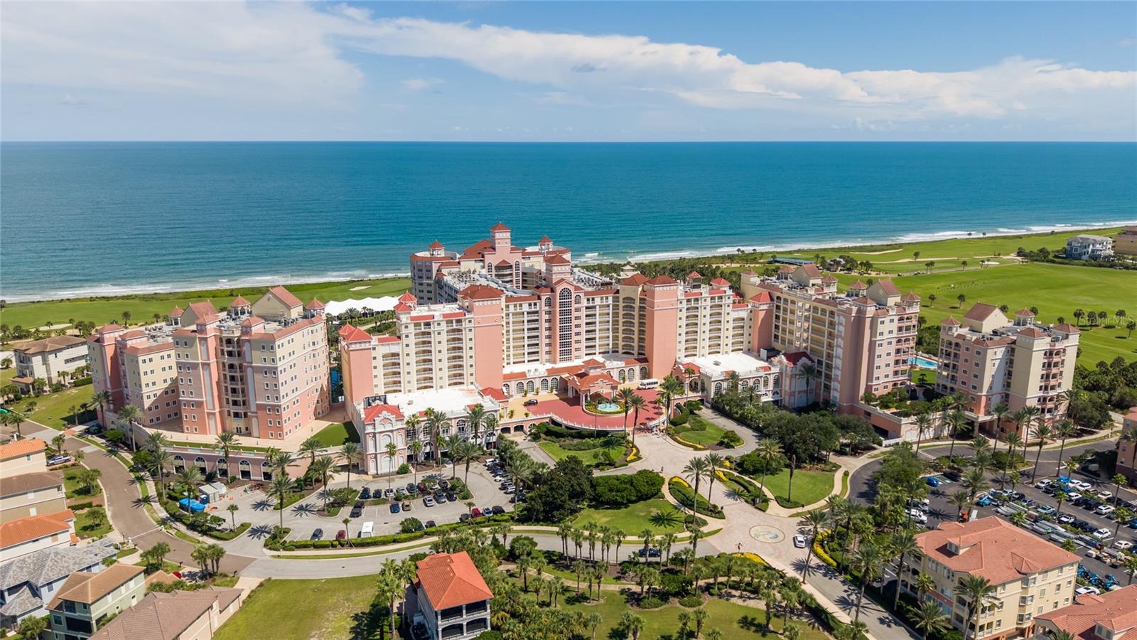 Under contract-accepting backup offers. FREE TRANSFER OF THE BEACH LEVEL MEMBERSHIP. Take the tour and discover the coastal lifestyle awaiting you in this beautifully positioned 7th-floor, 1-bedroom, 1-bath ocean and golf view condominium at Hammock Beach Club & Resort. Offering the unique, larger private balcony with plenty of room for a four-chair table, this residence is the perfect place to relax and enjoy refreshing ocean breezes, beautiful ocean and sunrise views, and vistas of the spectacular Jack Nicklaus Signature ocean course. Offered fully furnished and rental-ready, this condominium provides exceptional flexibility for your needs. Ownership offers the opportunity to enjoy an impressive array of amenities through membership to The Club at Hammock Beach, including another signature golf course by Tom Watson, tennis and pickleball courts, multiple pools, a lazy river and waterslide at the Pool Pavilion, and a well-outfitted workout center and full-service spa. There are also a number of dining options on-site. Come experience this for yourself—schedule your private tour today!