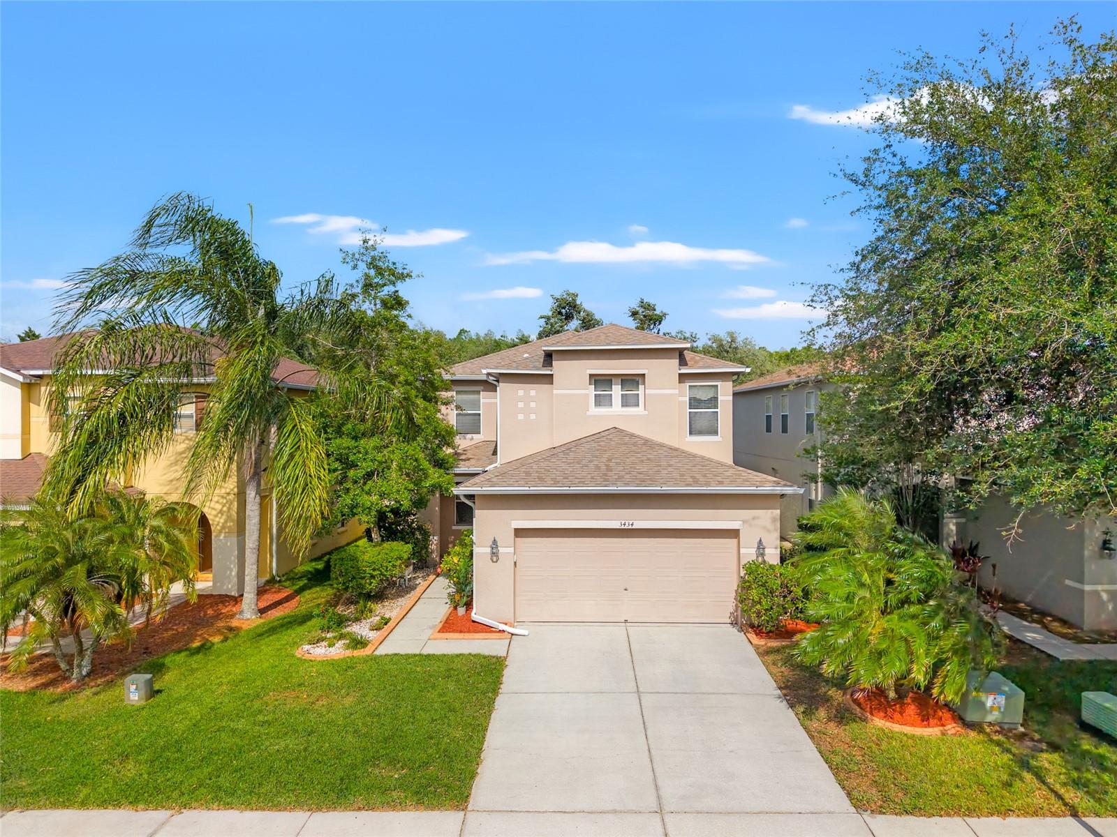 **PRICE IMPROVEMENT** **MOTIVATED SELLER**  Here is your chance to get the BEST VALUE in the desirable community of Ballantre with this AMAZING POOL HOME that has been updated from top to bottom!  Pulling up to this two-story home, you’ll immediately note the great curb appeal with recently refreshed landscaping. Once inside, you are greeted by NEW luxury vinyl plank flooring throughout the entire first floor. There is a LARGE formal dining room with a beautiful built-in wine center, and an UPDATED half-bath. This WONDERFUL OPEN FLOOR PLAN has a HUGE great room that leads to an UPDATED KITCHEN with plenty of counter space to prepare your favorite meals, with NEW QUARTZ countertops, updated cabinetry, dual oven, & newer appliances. Outside the sliding glass doors is your spacious two story screened-in lanai with pavers AND a salt-water pool that will keep you cool, tanned & refreshed! Outside the lanai, there is a fenced yard space for pets, children, gardening, or a fire pit. Back inside on the second floor, all carpet has been removed and replaced with beautiful oak wood floors. You’ll have a really nice bonus space/loft that works perfectly as a home office, exercise space, or sitting room. The owner’s retreat is spacious with a HUMONGOUS walk in closet that has a custom organization system! The ensuite bathroom has been updated with quartz countertops, dual vanities, and new waterproof luxury vinyl plank. The guest bathroom has also been UPDATED with quartz countertops.  The two secondary bedrooms are generously sized with built in closet systems. The two car garage has SIGNIFICANT storage shelving that conveys, a work bench, and a whole house water softener & filtration system that comes with a lifetime warranty. Updates: Kitchen Remodel (2025), Primary Bathroom Remodel (2025), New Roof (2024), New Vinyl Fence (2024), New Flooring (2024 & 2025), Microwave (2024), Closet Organization System (2024), Refrigerator (2023), Hot Water Heater (2023), New Sod (2023), Pool Pump & Salt System (2021), Dishwasher (2019), Water Filtration System (2016).  Ballantrae, located just north of State Road 54, is a fabulous neighborhood that offers upgraded cable TV, a community pool with splash pad, basketball & tennis courts, sand volleyball, playgrounds, and lots of shaded paths for a jog or walk. An IDEAL location in Land O' Lakes, you are close to great schools, restaurants, shopping, medical facilities, places of worship, and the Suncoast Parkway/Veterans Expressway. Don't miss out on this gem, make your appointment to tour TODAY!