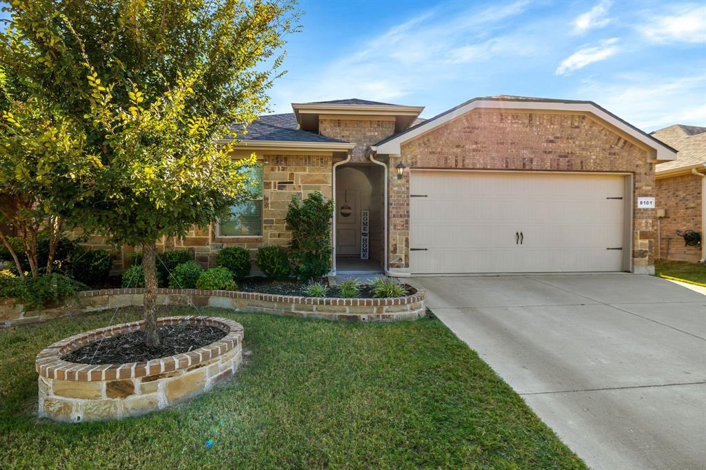 Welcome to this beautifully maintained home located in the desirable Bar C Ranch. This home offers modern comfort with thoughtful design and a welcoming layout. Step inside to a bright, open-concept living and kitchen area, perfect for entertaining or relaxing with family. The kitchen features granite countertops, stainless steel appliances, a spacious island, and ample cabinet space, seamlessly flowing into the living room for gatherings.
The private primary suite includes an en-suite bath with a dual-sink vanity and walk-in closet, while the two secondary bedrooms share a full bath and offer flexibility for family, guests, or a home office. Enjoy outdoor living in the fully fenced backyard, ideal for pets, play, or future garden space. Additional highlights include energy-efficient features, modern finishes throughout, and a location convenient to schools, shopping, dining, and major highways.

Don’t miss the opportunity to own this move-in ready gem in a growing community!