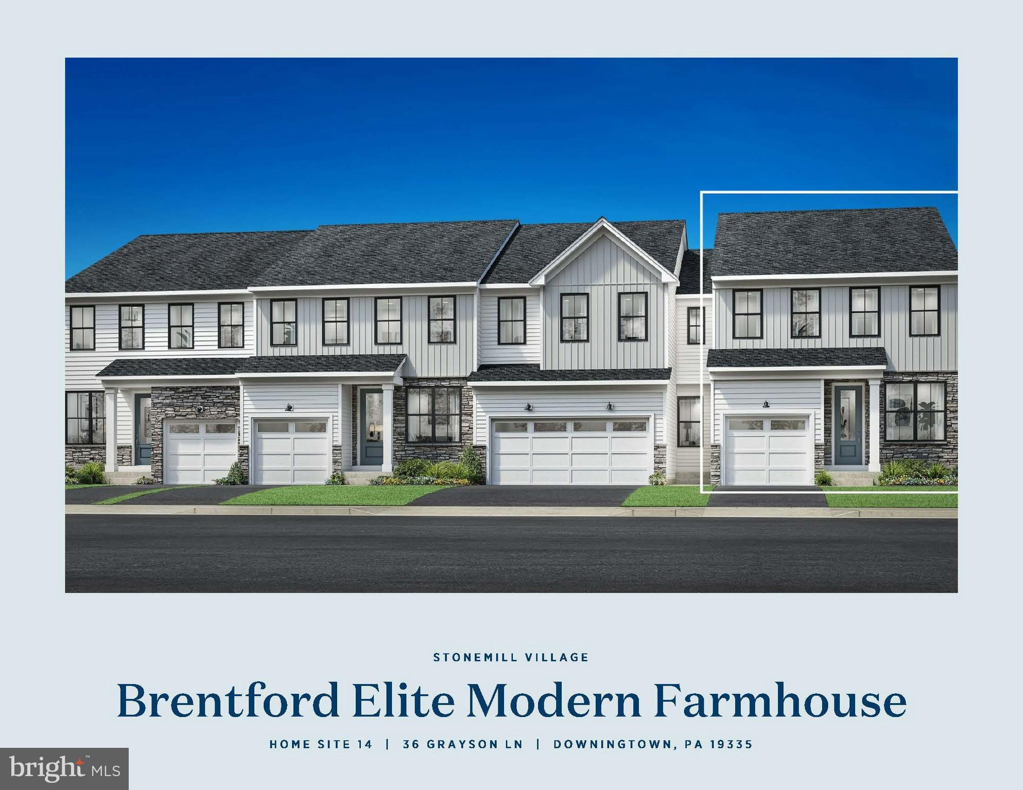 MOVE-IN BY END OF SUMMER! The Brentford Elite is a sundrenched end unit offers everything you are looking for... With an open-concept floor plan and thoughtfully curated finishes, this home is designed for the way you live. The gourmet kitchen truly makes a statement, featuring premium finishes, upgraded cabinetry, and stainless-steel appliances. Serving as the heart of the home, the open-concept great room is highlighted by beautiful luxury vinyl flooring and offers seamless access to the deck—perfect for everyday living and entertaining. A versatile flex room provides the ideal space for a home office, playroom, or hobby area, easily adapting to your lifestyle. Tucked away on the second floor, the expansive primary bedroom offers a private retreat with walk-in closets and a spa-inspired bathroom suite.  Two additional bedrooms share a well-appointed hall bath, while the conveniently located second-floor laundry room adds everyday ease.The finished basement creates additional living space that can be enjoyed in countless ways—whether for relaxation, recreation, or hosting guests.Set within a community featuring open green spaces and scenic walking trails, this home is just minutes from everyday conveniences, making it perfectly suited for your family’s daily routine.Experience the luxury you’ve been waiting for—schedule your private tour today.
