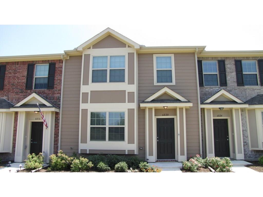 Charming townhome in North Fort Worth featuring brand-new luxury vinyl flooring throughout with no carpet. The downstairs offers a spacious living area that opens to the breakfast nook and kitchen, which includes a stylish tile backsplash and black appliances, along with a convenient half bath. Attached 2-car garage with electric opener. Upstairs features a second living area that can also be used as a home office, along with dual master suites featuring walk-in closets, ceiling fans, updated fixtures, and neutral tones. Community pool available for residents. Pets considered on a case-by-case basis.