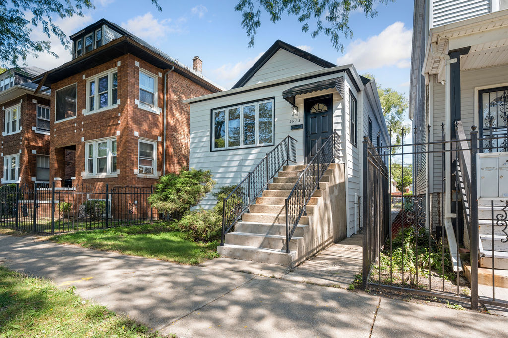 ***CLICK ON THE VIRTUAL TOUR LINK***Welcome to your Beautiful Home Located in the vibrant community of South Chicago rich with history and character. Walk into this meticulously renovated 5-bedroom, 2-full bath, 1-bonus room on the first floor, open spacious living-dining, completely remodeled Kitchen with all new cabinetry and countertops, complemented with all new flooring, new roof/ siding, new windows, new electrical, new plumbing, new fixtures, new appliances...NEW, NEW, NEW. The NEW continues with all new bathrooms with beautiful finishes. Bedroom sizes are spacious. The finished basement with laundry hook up can be used as a family room or recreation area. Large fenced in back yard perfect for entertaining outdoors. Close to schools, shopping, and public transportation. Don't miss out on this opportunity schedule your showing. Property is being monitored with cameras and alarm system.