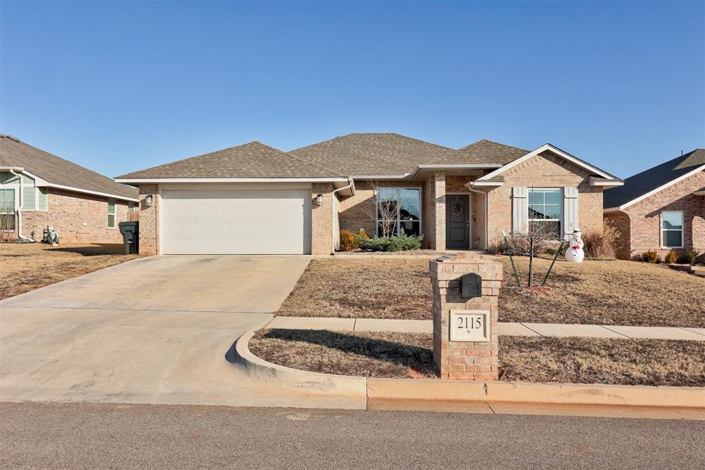 There is an additional 1% towards buyer's closing costs through preferred lender! The property at 2115 Arcady Avenue, Norman, OK 73026, is a 4-bedroom, 2-bathroom single-family home with 1,823 square feet of living space, situated on a 0.1641-acre fenced lot. Built in 2022, this home features an open and split floor plan, providing ample space for gathering and entertaining, while also offering private areas such as the primary bedroom. The kitchen is spacious, with a long row of counter space, a beautiful island, stainless steel appliances, and a pantry cabinet in the breakfast nook. The property includes a large covered back patio, perfect for entertaining or relaxing in the shade of the backyard.
