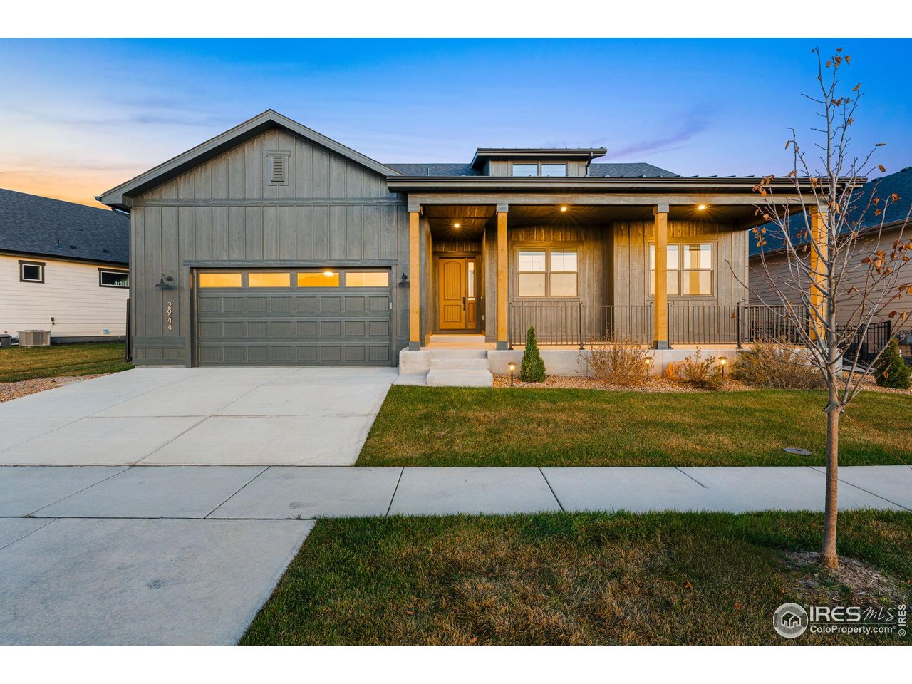 Take a look at this gorgeous luxury ranch style home, with everything you could ask for in pristine condition. Located in the highly desired Sonders Subdivision near the Fort Collins Country Club and Richards lake. Where modern and luxury meets perfection. This Hudson model by Bridgewater brings modern luxury to another level. This well thoughtout home has 12.5 ft tall ceilings throughout with luxury fireplace and incredible kitchen accompanied by all brand new whirlpool stainless steel appliances throughout, THARP wood cabinets, 42-inch upper cabinets with crown molding. Hickory floors throughout the whole entire home. Gorgeous open floor plan has 4 beds and 3 baths + office space and large 4 piece primary bedroom suite. Over sized basement with tons of storage. Basement is perfect space for entertaining and could easily build a wet bar or home gym.Tankless water heater, Humidifier and 10 year structural warranty. Dual zone AC for comfortable living. This nearly new build has spacious over sized 3 car garage with EV charger. Low maintained backyard, nearly new 2024 bullfrog hot tub in perfect condition to relax in the evening. Sonders Clubhouse and private pool will be ready by summer 2026. Easy access to I-25, tons of lakes and natural trails near by. Richards lakes will have free private access for non motorized water activities. Don't miss out on your perfect opportunity to call this place home.