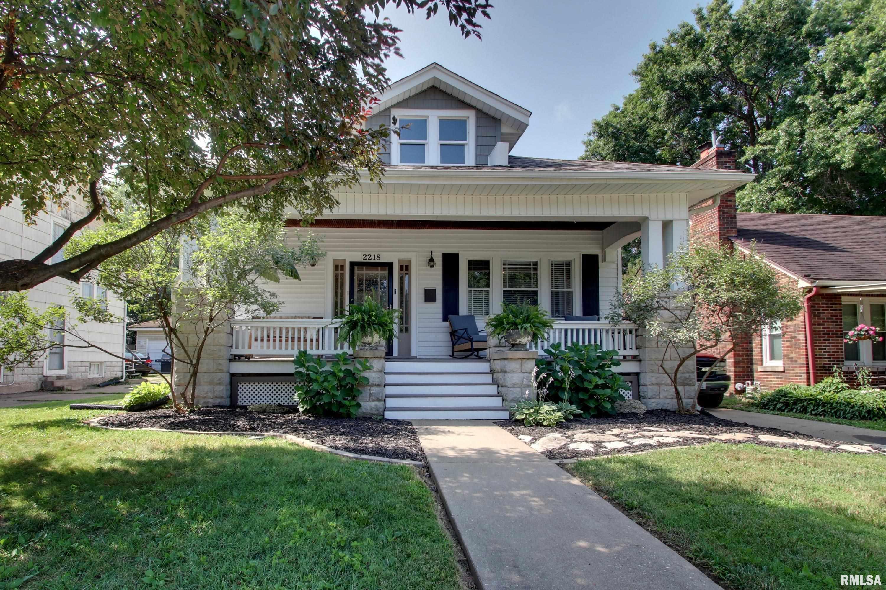 Welcome to 2218 Spring St. This well-maintained and updated classic Bungalow has 2/3 Bedrooms and 2 Full Baths and is conveniently centrally located. The partially finished basement features a second bath and bonus room currently used as a 3rd bedroom and will give you extra finished living space to spread out. You will have plenty of additional storage in the unfinished attic area which could also be finished into additional living space. Outside you will enjoy entertaining on the large 36x24 patio or catch some shade on the covered front porch. Roof September 2021, AC July 2026. Stove, Refrigerator, Dishwasher, Microwave, Washer, Dryer to convey. Yard ornaments, flowerpots, and garden fixtures do not convey. Shed negotiable Sale subject to closing on a specific property. Broker Owned
