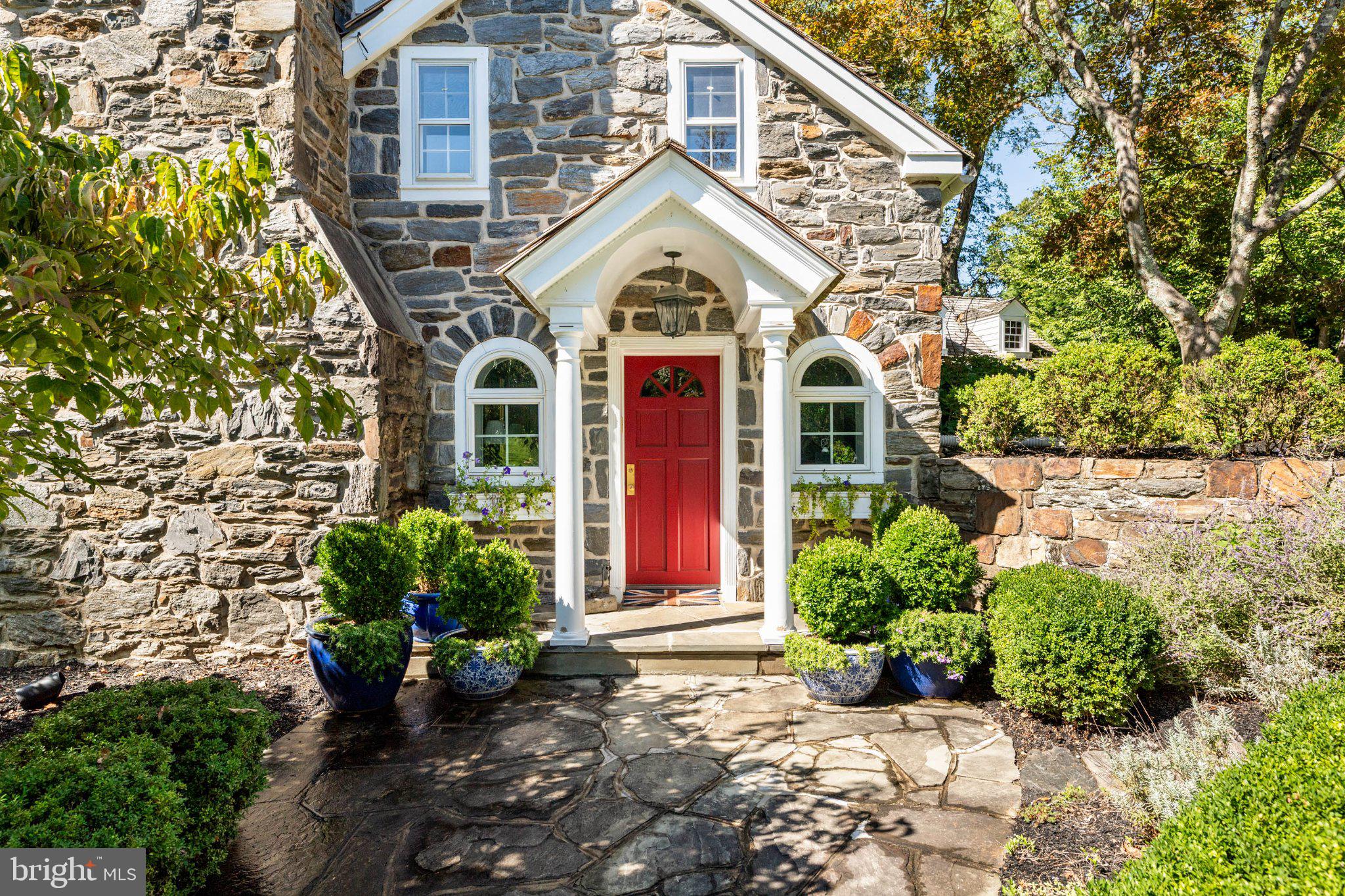 Set on approximately 3.2 acres of extraordinary natural beauty, 675 Andover Road is a rare expression of timeless elegance and understated sophistication.This handsome stone and clapboard residence, dating to 1938, captures the romance of a gracious country estate while offering the comforts of beautifully updated living. Sun-filled interiors, rich hardwood floors, a refined kitchen, and gracious gathering spaces unfold with an effortless sense of scale and warmth.  Built in 1938 and thoughtfully updated, the five-bedroom three full and two half home blends classic architectural character with refined modern living. Beautiful hardwood floors, a renovated kitchen,stunning renovated primary bedroom and bath,  gracious living spaces, and an expansive welcoming terrace create an effortless setting for both intimate gatherings and elegant entertaining.The upper-floor laundry is an added convenience.Beyond the residence lies a private landscape of mature trees, cultivated gardens, and a gently flowing stream—an idyllic setting that changes beautifully with every season. A terrace extends the living experience outdoors, creating an exceptional backdrop for entertaining or simply savoring the serenity of the property.Parking is a breeze with a detached garage accommodating two vehicles and a spacious driveway that can accommodate up to ten additional cars, ensuring that guests are always welcome. This residence is not just a home; it is a lifestyle. With its prime location just minutes from a commuter rail station and less than ten miles from the airport, convenience meets luxury in this exceptional property. Experience the perfect blend of elegance, comfort, and natural beauty in this remarkable estate, where every detail has been thoughtfully curated to elevate your living experience.Rarely does a property offer such a compelling combination of architectural character, privacy, and natural beauty in such a coveted Newtown Square setting.  Proximity to downtown Wayne, Devon, Episcopal Academy, Waynesborough Country Club,  Aronimink Golf Club and extraordinary shopping and restaurants in Newtown Square!  A truly exceptional property in an extraordinary setting.675 Andover Road is not simply a residence, but a singular country retreat—gracious, private, and timeless.