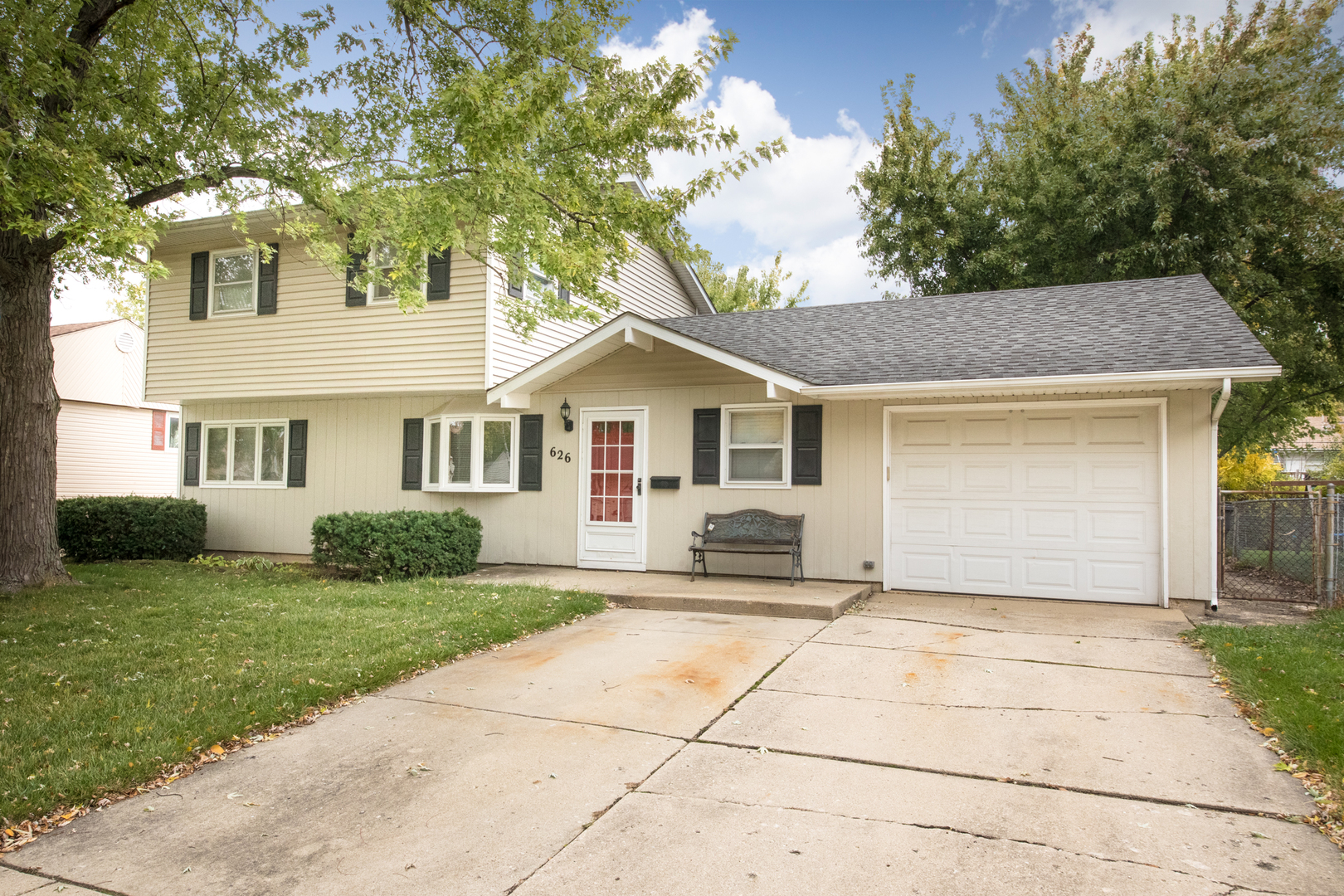 We have it all! 5 Bedrooms (two bedrooms on first floor) 2 full baths*  Family Room with Vaulted Ceiling, Skylights & recessed lights* Furnace October 2024* A/C 3 years* Roof 14 yrs tear-off* 3 Car Tandem Garage* Hardwood Floor* Deck* Fenced Yard with shed* 6 Panel Doors* Beautiful Kitchen with an abundance of cabinets*Bay Window!