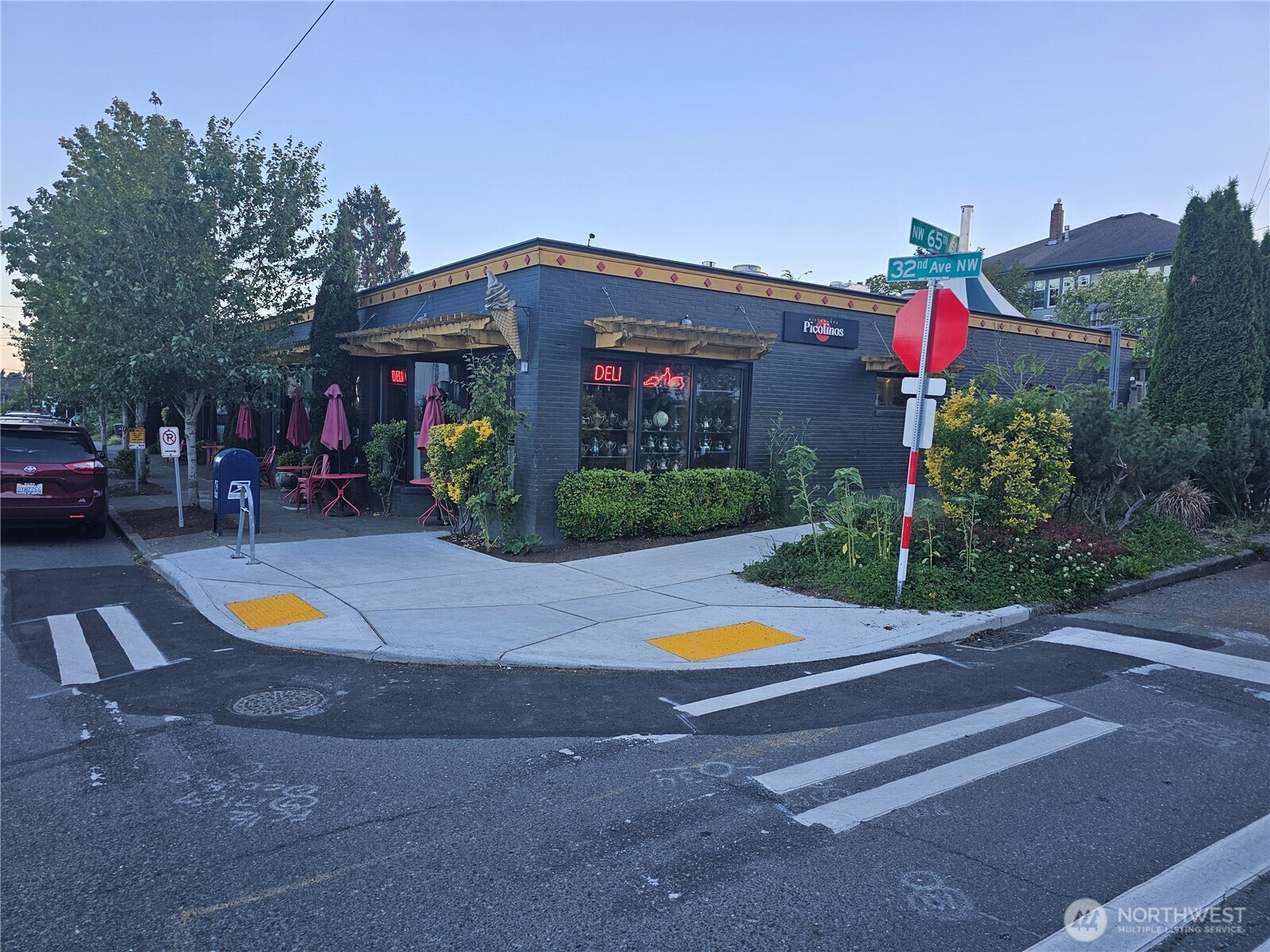 Prime Ballard Opportunity: Ristorante Picolinos! This exceptional 12,000+ sq ft Italian restaurant is a cornerstone of Ballard's dining scene. Land & building included! Full bar, cafe, coffee shop, & bakery create a one-stop destination. Ideal corner location with high visibility. Cafe thrives 5am-5pm & bakery boasts fresh offerings daily. Restaurant enjoys loyal following (4:30pm-9pm). Both sides see strong, repeat business a testament to quality! Huge upside potential for event catering - multiple indoor/outdoor spaces for weddings etc. Also have .14 acre leased property included for a total of .358 acres hard corner lot. Financials available. PLEASE DO NOT APPROACH ANY EMPLOYEES. Seller is Willing to and sell land only or business only.
