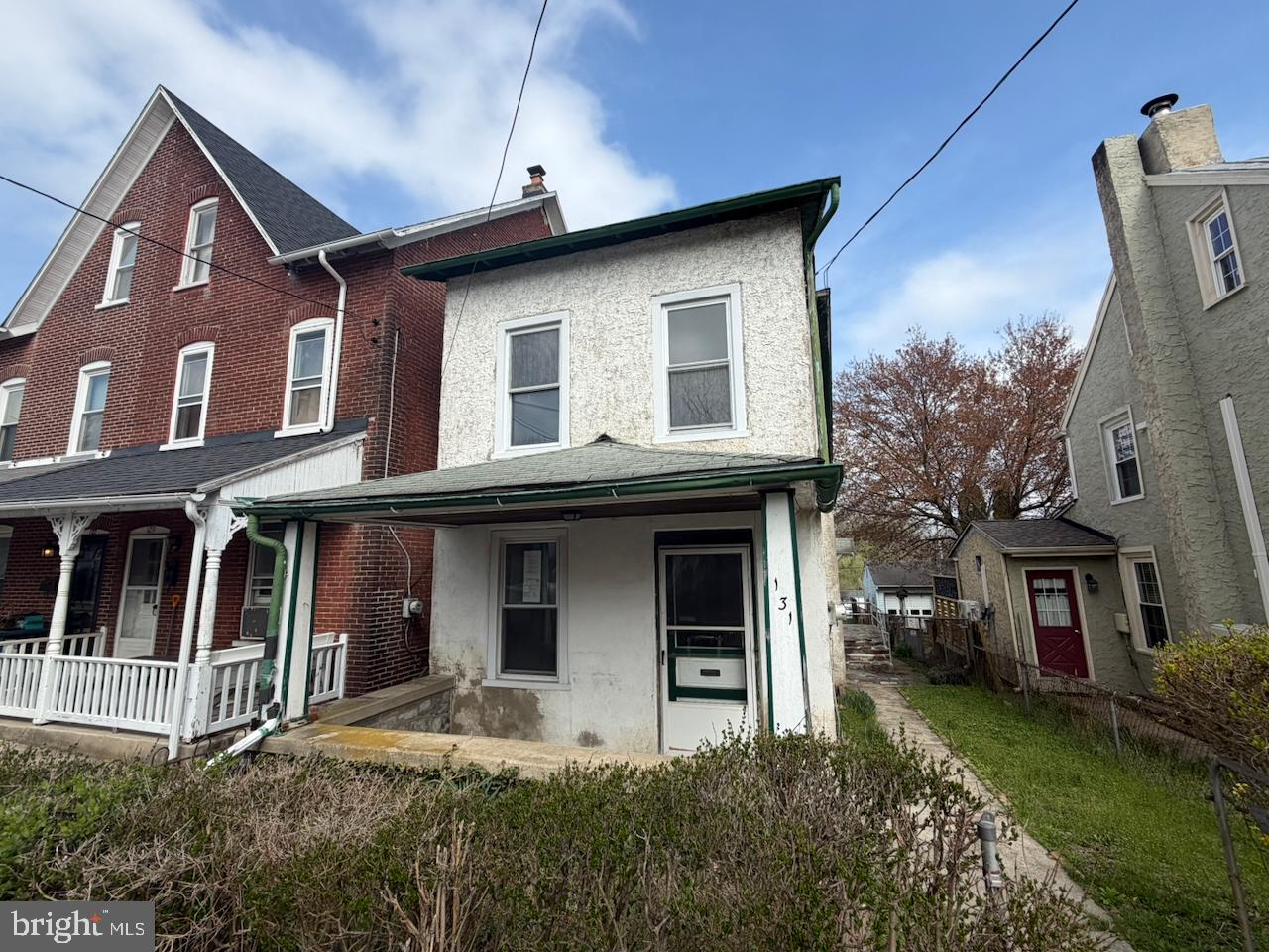 Opportunity knocking in the Borough of Downingtown, offering strong upside for a buyer willing to renovate. This circa 1900 detached home features approx. 1,829 sq ft with 3 bedrooms and 1 bath on a level lot with a detached garage.  The interior is dated throughout and will require cosmetic updates and likely system improvements; the kitchen, bath, flooring, and finishes need replacement. Exterior shows deferred maintenance, including roof and porch attention. Functional layout with good room sizes and a finished attic provides potential to add value. Public water/sewer and convenient borough location close to local amenities. Ideal for owner-occupant renovation or investor. This is a Department of Housing and Urban Development (HUD) property (Case#  441-959004). This property is being sold as-is, with no guarantees or warranties provided. Utilities may be turned off, so please exercise caution when viewing the property. Daylight showings are recommended. All property details, including LBP disclosure, the Property Condition Report (PCR), the sale contract, and the sale process, are available on HUDHomestore.Buyers are responsible for any costs associated with activating utilities for inspections, if permitted. If the plumbing system fails the pressure test, water cannot be activated for inspections. Additionally, Use & Occupancy (U&O) inspections are the buyer’s responsibility and expense.For financing and closing, FHA and conventional loans must close within 45 days, FHA 203(k) financing within 60 days, and cash offers within 30 days. The buyer is responsible for all closing costs, including transfer tax. The property is considered to be FHA Insurable with Escrow (IE, subject to appraisal).  The final escrow amount is subject to lender determination. This is an Equal Housing Opportunity property.