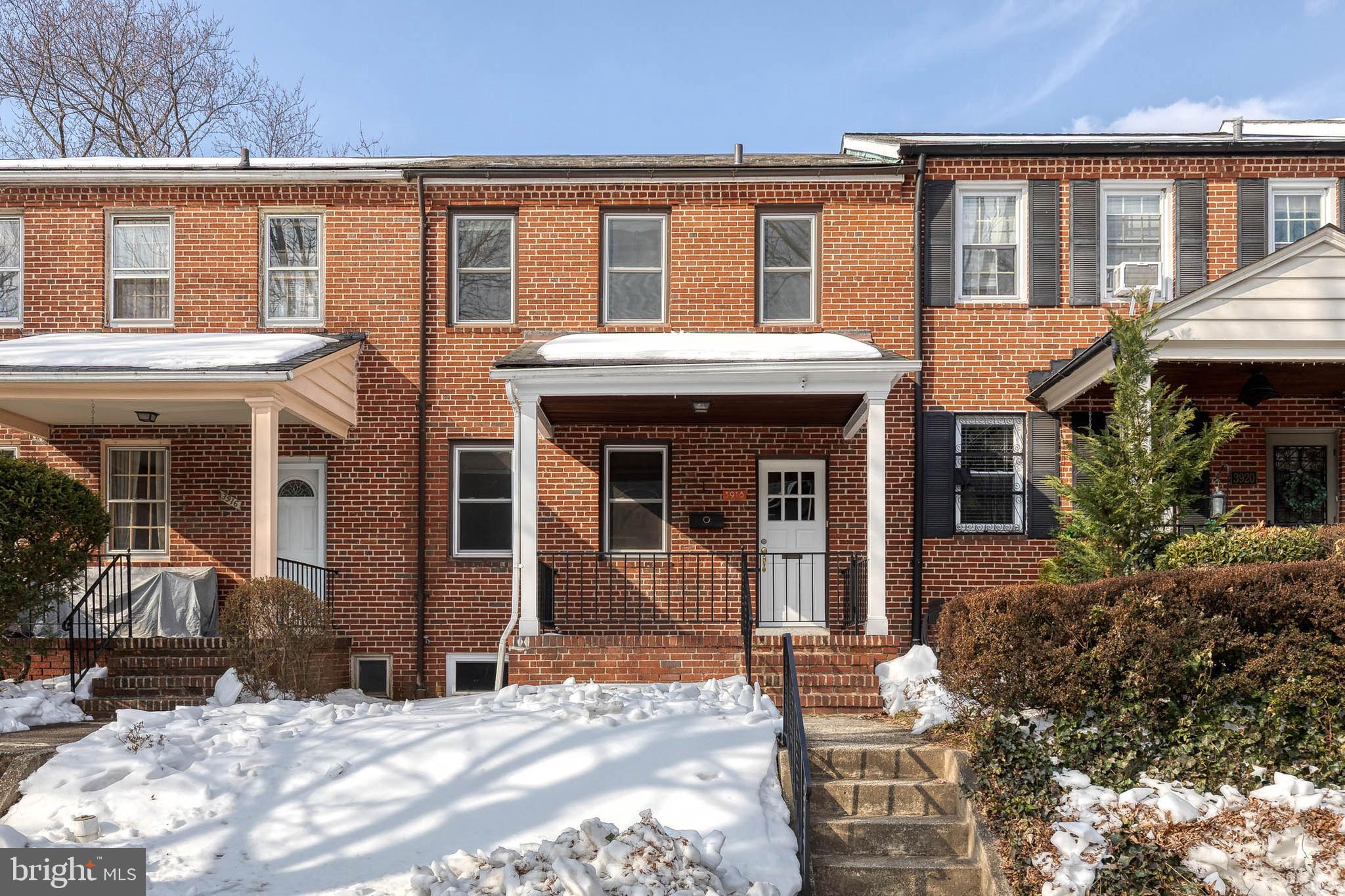 Nestled in one of Baltimore’s most charming and welcoming neighborhoods, this captivating home invites you to slow down and savor everyday moments—like greeting friendly neighbors from your covered front porch while enjoying a peaceful morning cup of matcha. Step inside to discover gleaming hardwood floors and freshly painted walls that create a bright, polished backdrop for any style. The thoughtfully designed main level is ideal for both lively gatherings and intimate dinners, with a formal dining room that flows effortlessly into the kitchen and living room, creating an open yet defined layout. Expansive windows line the home, drenching each space in natural light and offering the perfect environment for flourishing houseplants and sun-filled afternoons. The kitchen is a true centerpiece, featuring abundant cabinetry for all your culinary essentials, sleek stainless steel appliances, elegant glass-front cabinets, granite countertops, and a beautifully crafted custom tile backsplash that adds texture and sophistication. Upstairs, three generously sized bedrooms provide comfortable retreats, all complemented by a timeless black-and-white tiled bathroom that has been meticulously maintained and tastefully updated. The lower level offers a warm, nostalgic charm with rich wood paneling, built-in shelving ideal for books or collectibles, a full bathroom for added convenience, and extensive storage space in the unfinished area. Outdoors, the private yard is ready for summer barbecues, vegetable gardening, or dining under the stars, while a detached one-car garage across the alley provides both practicality and ease. This is more than just a home—it’s a lifestyle opportunity not to be missed.