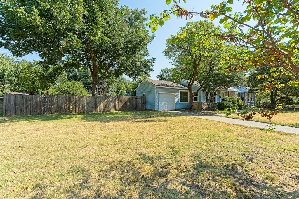 This is a very cute 3 bedroom, 1 bathroom, 1 car garage home is located near Norman High School, OU, shopping, dining, grocery stores, and Downtown Norman! It sits on a massive lot with tons of space to build a shop, second garage, or add on to the existing home. Spacious indoor laundry could be an office. It has lots of potential as a fixer-upper - or with some deep-cleaning and minor repairs it would be very comfortable as it sits now. Priced low enough and in a great location that the house could be removed to make a lot for new construction. Great floorplan with lots of natural light. Priced to sell!