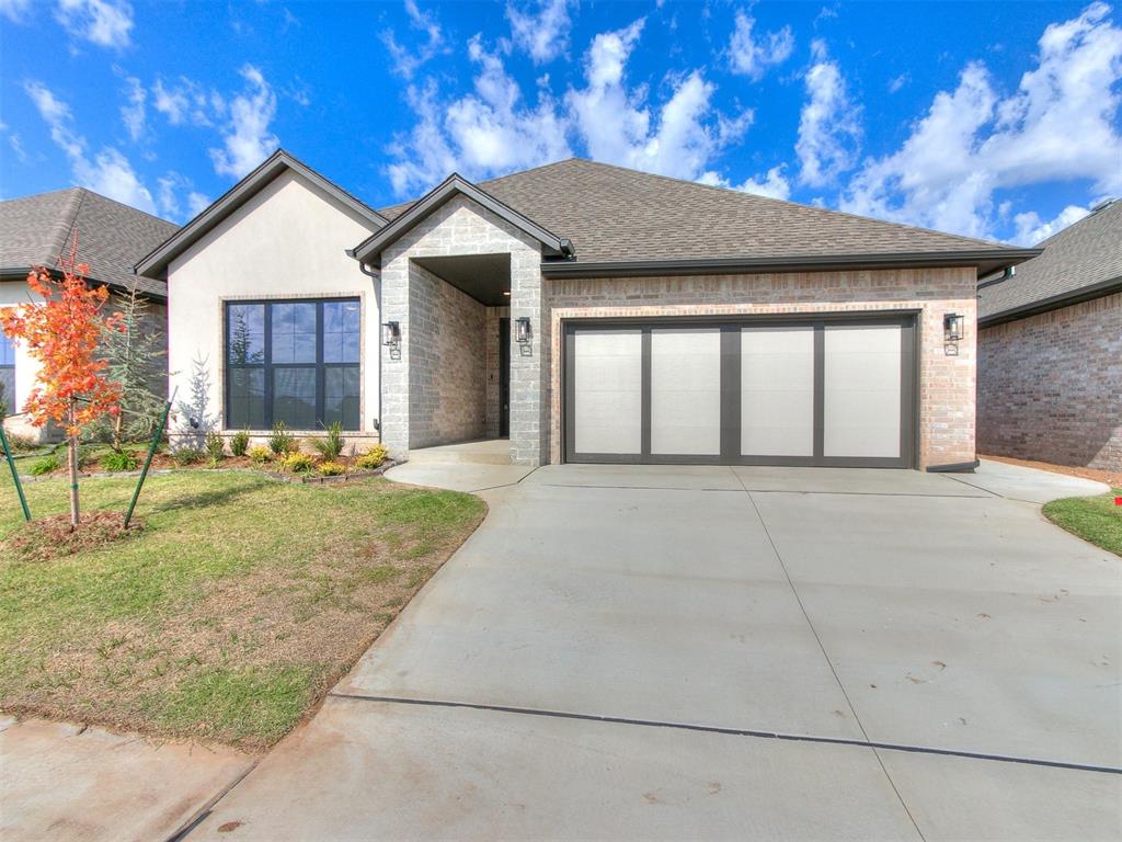 This NEW CONSTRUCTION home is located in the stunning Sandoval addition in South OKC on SW 134th and May.  This is a GATED active adult community with lawn maintenance included in the lease rate.This home features 3 bedrooms, 2 baths and is 1,611 square feet.  This home has unique finishes and amenities such as deco tile, a pot-filler in the kitchen, a tankless water heater, an outdoor fireplace, luxury closet shelving, built-in appliances, an irrigation system, custom lighting, and so much more!Tenant is responsible for electric, gas, and water.  No smoking or vaping.  A 12-month lease, background check, and credit check are required
