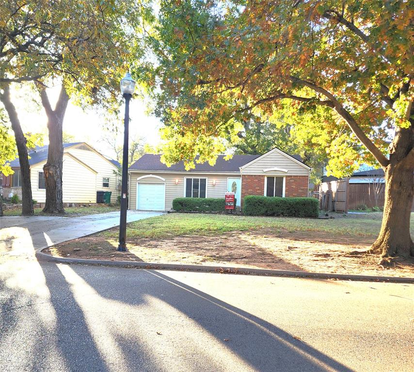 This home is being marketed mostly as a potential tear down so it has only been cleaned up but not fully renovated. However, in the meantime — Welcome home to an enchanting 2-bed, 1-bth in sought-after Brookhaven Addition just off Western &amp; I-44 – IT’S THE NEIGHBORHOOD! The exterior showcases classic curb appeal with brick and siding, mature trees, and a large backyard perfect for outdoor living. Inside, you’ll find beautiful wood floors throughout, adding warmth and character to every room. Enjoy an unbeatable central OKC location,just minutes from Oak OKC, Penn Square Mall, and The Curve, offering premier shopping, dining, and entertainment. The refrigerator and Washer &amp; dryer in garage stay, all in their current “as is” condition. This is a must-see for anyone seeking a potential tear down, rental or close in living to suite their lifestyle in the heart of OKC.