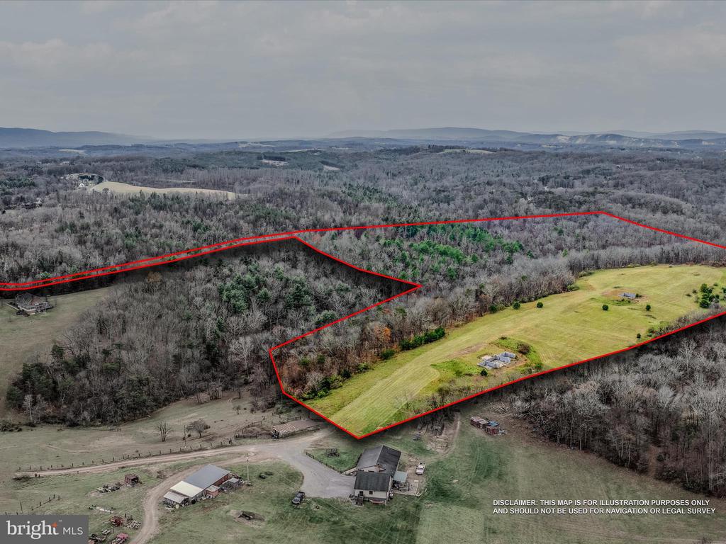 MOTIVATED SELLER -  Enjoy the View from this 25.82 acres!   Beautiful open field is approximately 10 acres and already has 2 foundations, 3 septic systems, and electric is available at the edge of the property.   A small creek runs through the property.   Make this your own primary residence, get-away or explore the possibilities of subdividing the land.  Located off Culp Road with close excess to Rt. 522 and Interstate 70.