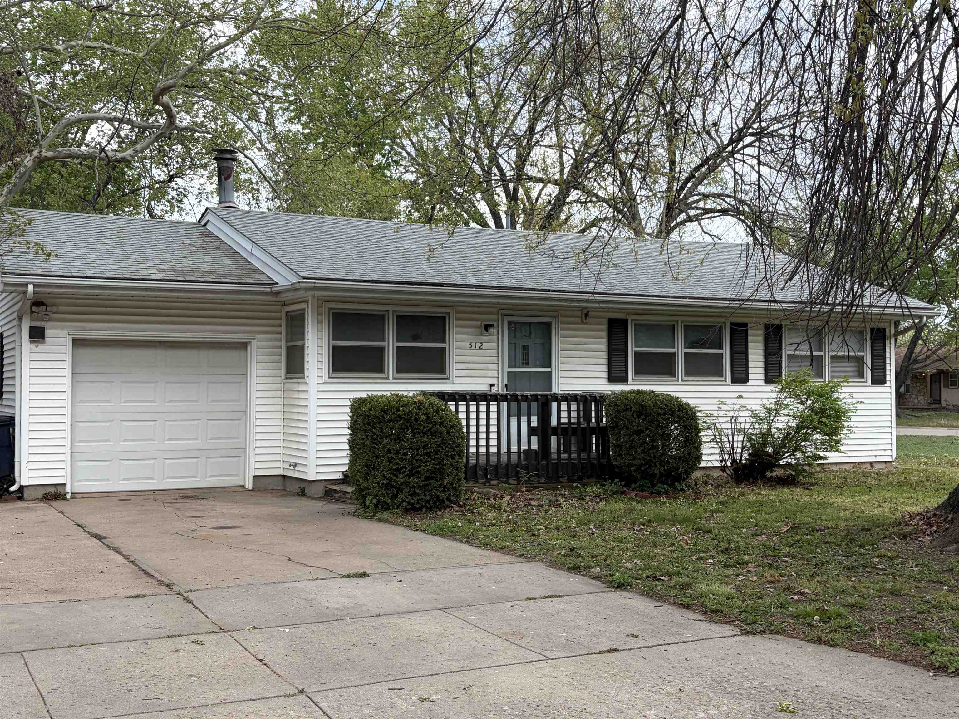 Nice 3-Bedroom Home in a Quiet, Well-Kept Neighborhood! This 3 bedroom, 1 bath home, with 980 sq. ft. offers comfortable living in a peaceful, established neighborhood. Mature shade trees surround the property, creating a cool, relaxing outdoor atmosphere perfect for evenings on the back deck. Inside, the layout is practical and welcoming. The attached 1-car garage adds convenience and extra storage. The backyard has a small storage shed, ample space for gardening, or simply enjoying the outdoors.  Property offers a new HVAC unit with new vents, a newer water heater and dishwasher.