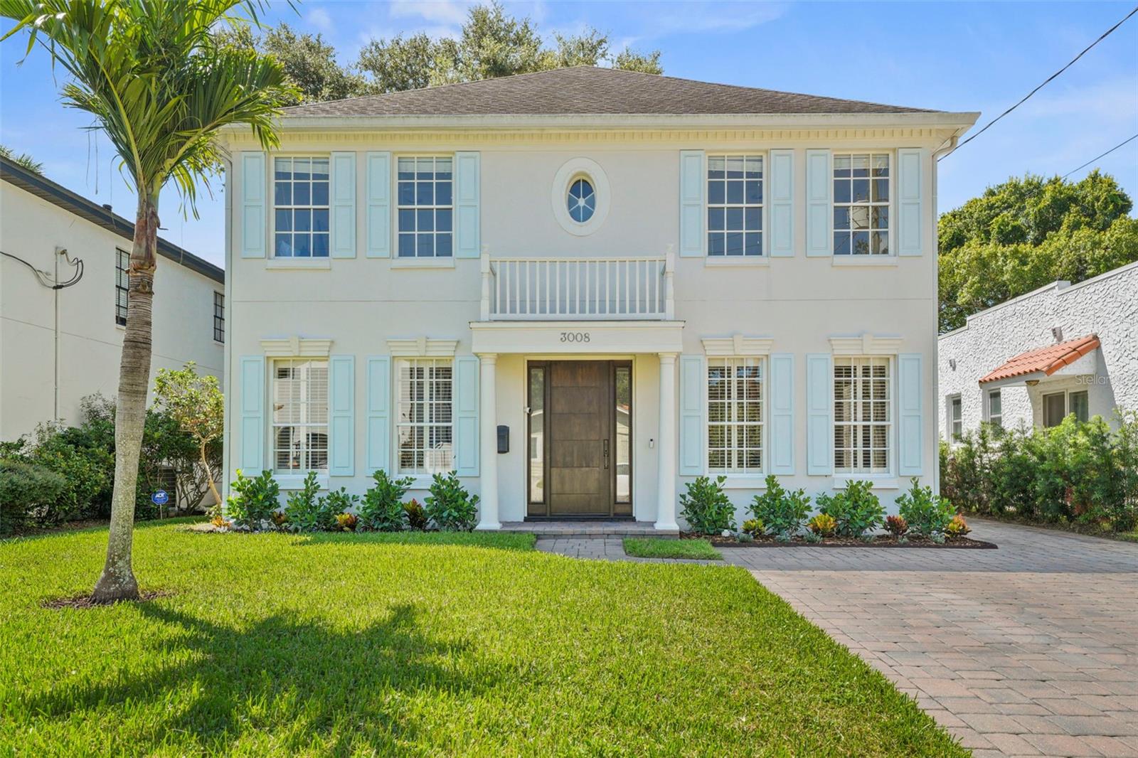 Under contract-accepting backup offers. Significant Price Reduction of $75,000!
Nestled on a picturesque brick street in the highly desirable Palma Ceia neighborhood, this beautifully renovated home is a true gem. Just a short walk from the Palma Ceia Country Club, Bayshore Boulevard, local shops, and dining options, it offers a prime location with everything you need at your fingertips. A-rated schools - Mitchell, Wilson, Plant. Plus, with no flood insurance required—this home did not flood during Hurricane Helene or Milton—it provides added peace of mind. The neighborhood itself is a perfect blend of charm and convenience, featuring a nearby playground and dog park that offer ample space for outdoor enjoyment. Inside, the home has been completely renovated with meticulous attention to detail, blending modern amenities with timeless style. The spacious, family-friendly layout features wide plank white oak flooring downstairs and light oak-stained wood floors upstairs, creating a warm and elegant atmosphere throughout. The gourmet kitchen, fully updated in 2023, is a chef’s dream with high-end Viking appliances, sleek quartz countertops, a large peninsula island with seating, and a stunning marble backsplash. A butler’s pantry and walk-in pantry add extra space for entertaining and storage. The spa-like primary bathroom, completed in 2025, offers a luxurious retreat with dual vanities, a soaking tub, a walk-in glass shower, porcelain tile, and lighted vanity mirrors. The newly updated second bathroom includes a stylish vanity, quartz counters, and a new tub with a glass door. Upstairs, a large utility room with front-loading washer and dryer adds convenience to your daily routine. Additional upgrades include entire house replumbed with PEX (2023), Trane AC and thermostats (2025), tankless water heater (2024), and washer/dryer (2024). Outside features a spacious backyard with low-maintenance turf, a covered lanai perfect for entertaining, and a separate one-car garage that provides ample storage. Whether you're hosting family gatherings or simply relaxing at home, this property offers the perfect setting for comfortable living and entertaining in one of Tampa's most coveted neighborhoods.