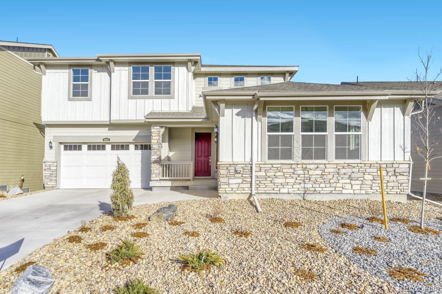 ***Contact builder today about Special Financing for this home - terms and conditions apply**Available NOW! This stunning Aspen model 2-story with beautiful views backs to an open area and features 5 beds (4 upper and 1 main), 4 baths (3 upper & 1 main),  laundry, great room, kitchen, unfinished basement for your future expansion, 2 + 1 car garages and more. Beautiful finishes and upgrades throughout including stainless steel appliances, luxury vinyl plank floors, covered back deck and more.  The builder provides the latest in energy efficiency and state of the art technology with several fabulous floorplans to choose from. Energy efficiency, and technology seamlessly blended with luxury to make your new house a home. Macanta offers single family homes for every lifestyle. Finish the basement for an additional living space. Enjoy the miles of bike trails, 450 acre Macanta Regional Park and state of the art fitness center, pool and clubhouse. There is something for everyone. Close to dining, shopping, entertainment and other amenities.  Welcome Home!  Photos and 3D walkthrough tour is model only and subject to change.