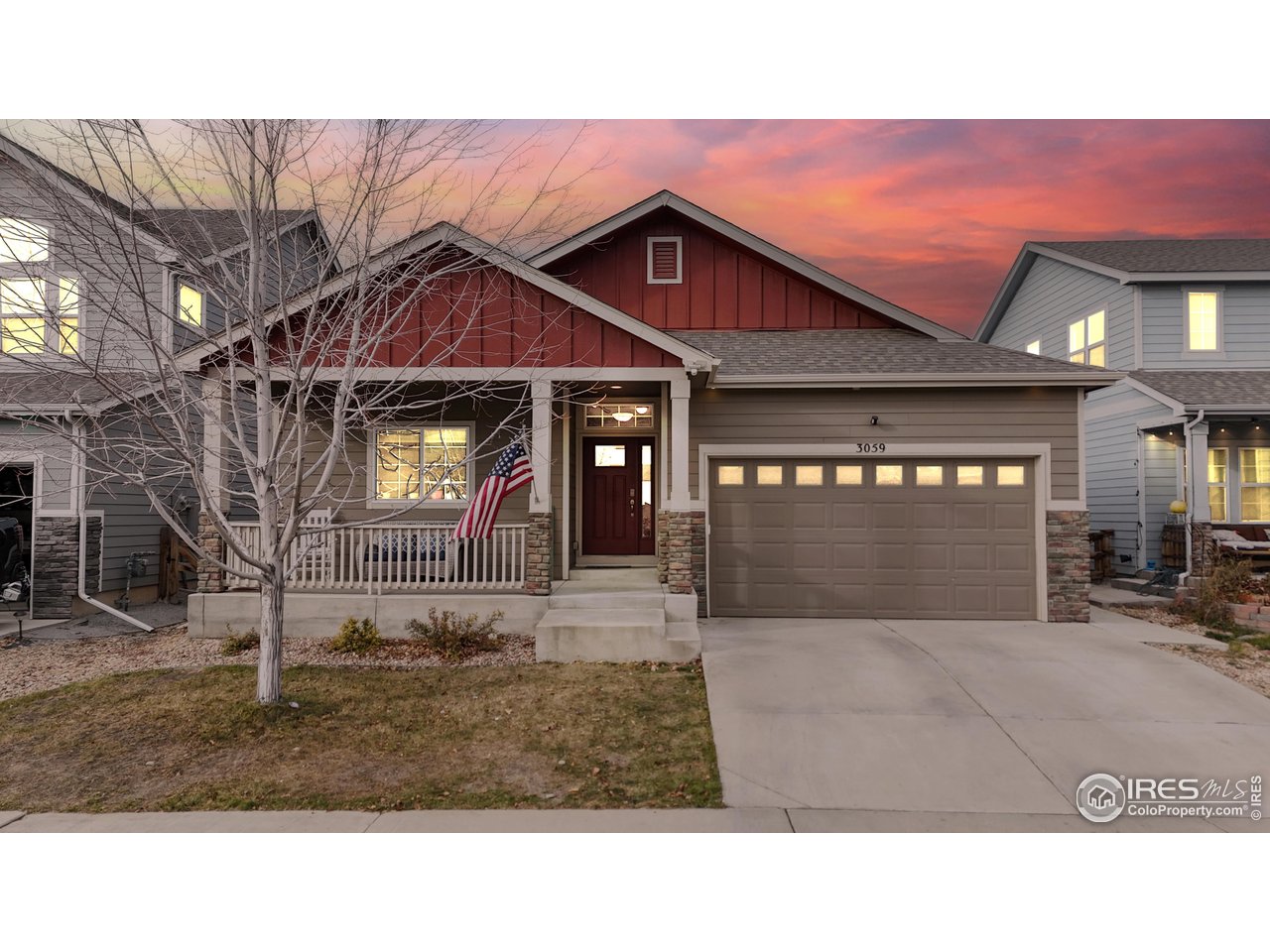 MOTIVATED SELLER, MAKE OFFER!! Situated in one of Loveland's rapidly growing areas near shops, schools, and recreation, 3059 Magnetic Drive offers an exceptional blend of comfort, style, and modern Colorado living. This spacious home features 5 bedrooms and 3 bathrooms, delivering a functional layout and inviting atmosphere ideal for families, professionals, or anyone seeking both convenience and quality. Upon entering, you're welcomed into a bright, open-concept main level filled with natural light. The living room offers a warm gathering space with room to relax and unwind. The kitchen is designed for both form and function, featuring stainless steel appliances, ample cabinetry, an oversized island, and plenty of prep space. The dining area sits just off the kitchen and connects seamlessly to the backyard, allowing for effortless indoor-outdoor living. The primary suite offers a peaceful retreat with a spacious bedroom, walk-in closet, and ensuite bathroom featuring dual vanities and modern finishes. Additional bedrooms are generously sized and versatile-perfect for guests, or converting to office/hobby room. Bathrooms throughout the home are clean and stylish. A finished basement adds flexibility and valuable square footage, ideal for a media room, fitness area, or playroom. The attached garage provides secure parking and storage for vehicles, tools, or outdoor gear. A patio area creates an inviting space for outdoor meals, barbecues, and relaxing evenings. With Colorado's sunshine and mountain views, this backyard is ready to be enjoyed year-round. Located near Centerra, Boyd Lake State Park, schools, grocery stores, and major highways, this home delivers easy access to everything Northern Colorado has to offer while still tucked within a welcoming residential neighborhood. With its modern layout, finished basement, and excellent Loveland location, 3059 Magnetic Drive is a move-in-ready home that blends comfort, practicality, and Colorado lifestyle living.