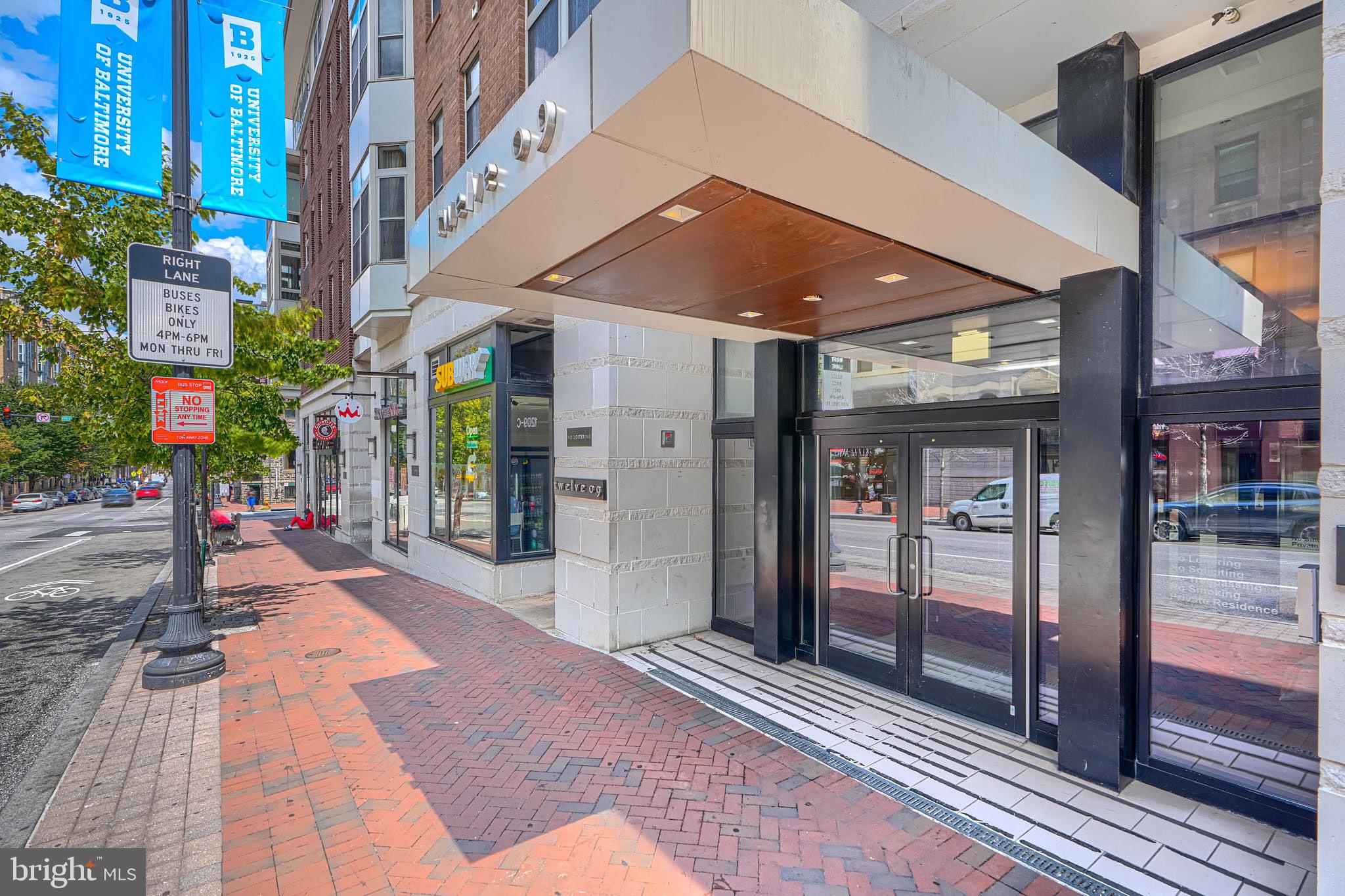 Tranquility condo surprise in the city! Quiet large interior 1 bed 1 bath open floor plan condo with direct courtyard oasis! Retreat to your own garden amidst the hustle & bustle. Walk to Penn Station to catch the Marc or Acela Express bound for DC, NYC, Philly, Boston and beyond! Stroll up the main boulevard of dreams on Charles St to historic cultural Mount Vernon with sounds of music, treasures of art, aromas of cuisines from the globe. Private secure parking underground no more ice & snow, hello to oasis of convenience and comfort! Look nevermore ,welcome home! UPDATES: New HVAC (2025), custom ELFA storage system, 10 FT ceilings, custom built-in office station, LED ceiling lighting, custom plantation shutters, SS appliances.