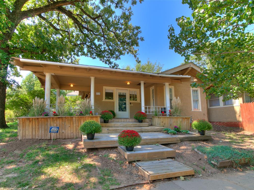 Welcome to 701 NW 21st Street—a gorgeously reimagined 2-bedroom, 2-bathroom craftsman in the heart of historic Mesta Park. This classic 1930s home blends timeless architecture with modern upgrades, delivering character, charm, and turnkey convenience just steps from OKC’s most walkable district.

The living room invites you in with a raised ceiling, a fully refurbished fireplace with reinforced flooring beneath, refinished original hardwoods, updated lighting, and a brand-new front door. The dining room shines with a restored ceiling, rich hardwood floors, fresh paint, and a striking light fixture.

The kitchen? Completely reimagined. All-new appliances, custom cabinetry, sleek tile flooring, updated lighting, and fresh sheetrock bring this space into the 21st century while respecting the home’s history. The adjacent utility room offers new flooring, paint, and a new back door.

Both bathrooms have been completely remodeled down to the studs—featuring new flooring, fixtures, sheetrock, and in the primary suite, a luxurious soaking tub. Each bedroom features refinished hardwood floors, fresh paint, and updated lighting.

What you can't see is just as impressive: all new electrical and plumbing systems, attic insulation, foundation reinforcement by Vesta, and an updated HVAC system.

Live in one of Oklahoma City’s most beloved neighborhoods—just one block to one of OKC’s top-rated public schools, Wilson Elementary. Just two blocks away lies picturesque Mesta Park with its charming gazebo and volleyball courts, and a short walk to Big Truck Tacos, Boomtown Creamery, and all the Uptown 23rd favorites.

This is your chance to live in one of Oklahoma City's most walkable, vibrant, and story-filled neighborhoods. The perfect blend of location, lifestyle, and livability. Move in, relax, and enjoy the best of Mesta Park.