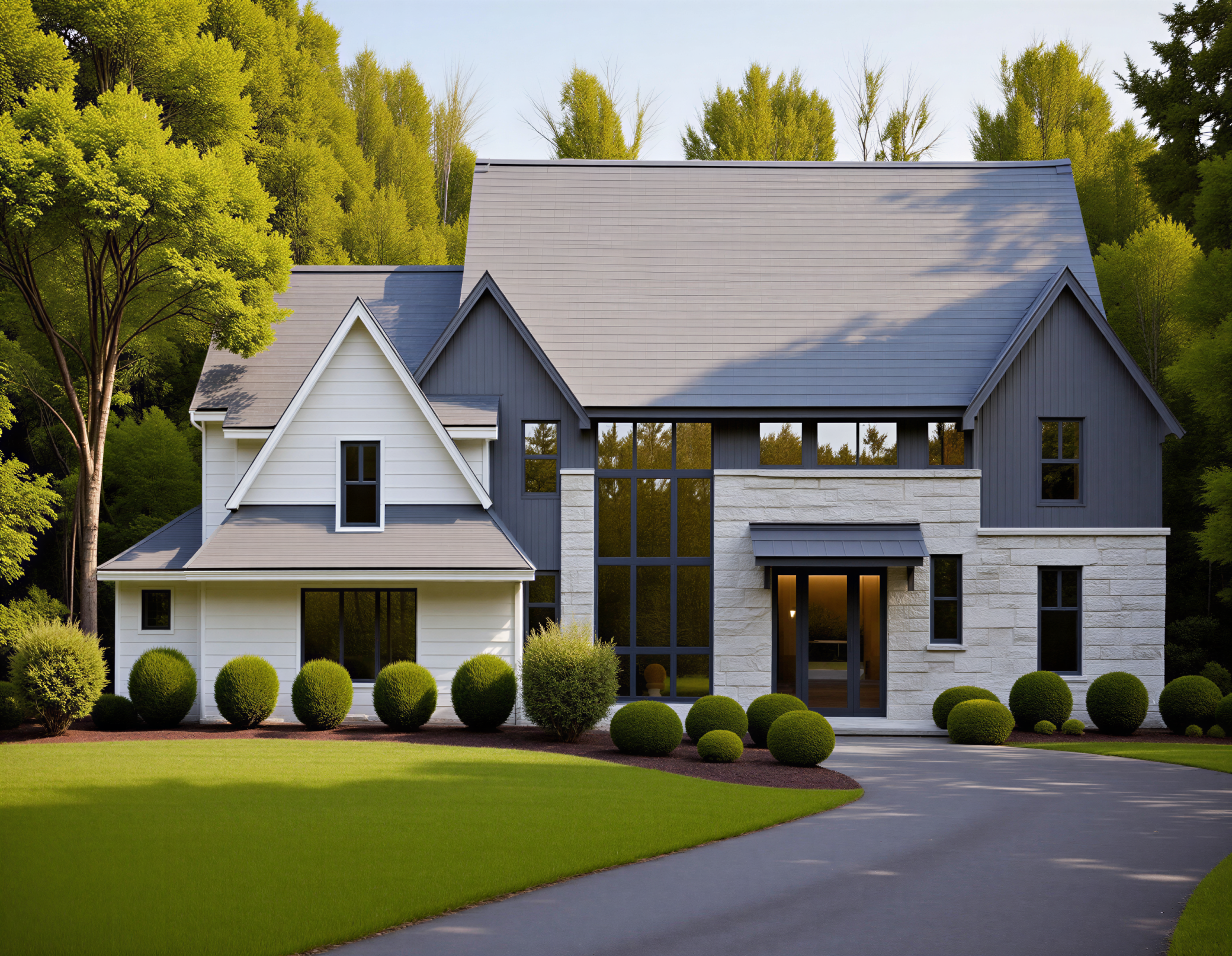 Stunning under construction home located in sought-after Rolling Green, built by Gonyea Custom Homes. Set on a generous one-acre flat lot, this property features a 150-foot wide frontage and extends over 270 feet in depth. The lot is beautifully enveloped by a mature canopy, offering an incredible setting.The main floor is designed with a bright and open layout, accentuated by expansive windows that flood the space with natural light. It includes a dedicated office and a charming screen porch, perfect for relaxation.Upstairs, you'll find four spacious bedrooms, a convenient laundry room, and a versatile loft area. The lower level is an entertainer's dream, complete with a bar, a gaming area, a family room, a fifth bedroom, and spaces dedicated to exercise and sports activities. This home is the epitome of luxury and thoughtful design.