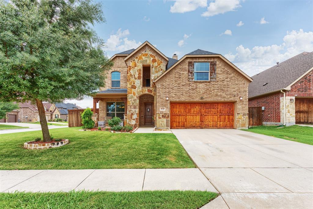 Do not miss the opportunity on this beautiful house, located in a corner lot of the desirable Sunset Point Community in Little Elm, Tx. 
This Property offers 4 bedrooms, 2.5 bathrooms with an extra bonus room for your guests. In total are 5 bedrooms. The primary bedroom is on the first floor, with a large bathroom, two separate vanities. large shower and a walking closet. The kitchen is very spacious with granite countertops, gas cooktop, Stanley steel appliances, surround sound wiring. Covered front and backyard patio to enjoy the evenings outside. The Community amenities include; Splash parks, pools, playgrounds, baseball and soccer fields, etc. Schools within walking distance. Seller is offering seller concessions with an acceptable offer. This house is well-maintained and Sold as Is. Blind offers are not going to be considered. Seller may need a lease back, please check with the listing agent.