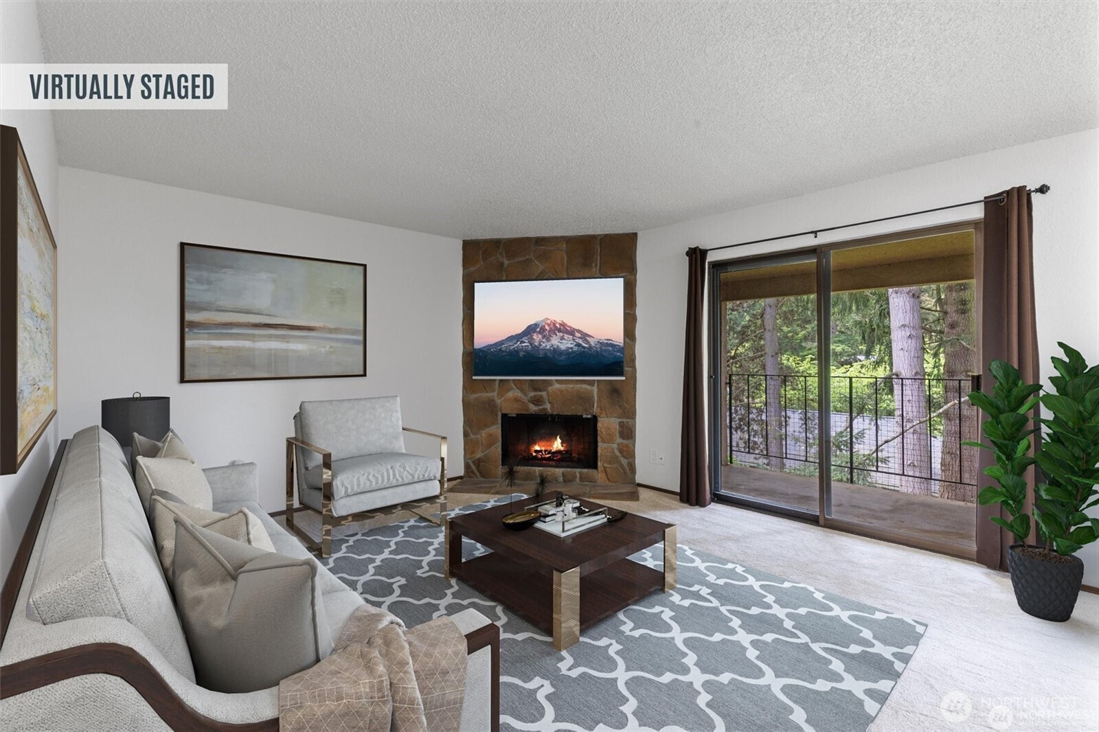 Live in the heart of Crossroads, one of Bellevue’s most convenient and connected neighborhoods. This beautifully updated top-floor condo features brand new countertops, brand new carpet, brand new flooring, and fresh paint throughout, creating a clean and modern feel from the moment you step inside. With 2 bedrooms, 1 bath, and 923 square feet, the layout offers comfortable and functional living. Enjoy a private deck, in-unit washer and dryer, a spacious primary bedroom with a walk-in closet, and an updated bathroom with a fresh contemporary look. Thoughtful storage includes a secure storage closet on the deck and an additional dedicated storage locker. Reserved parking is included, with a second permitted parking space also available. Just moments from Crossroads Shopping Center, grocery stores, restaurants, parks, schools, and the Bellevue Golf Course driving range, with quick access to Microsoft, SR-520, and I-90, this move-in-ready condo offers an easy, low-maintenance lifestyle in the center of it all. Wow!