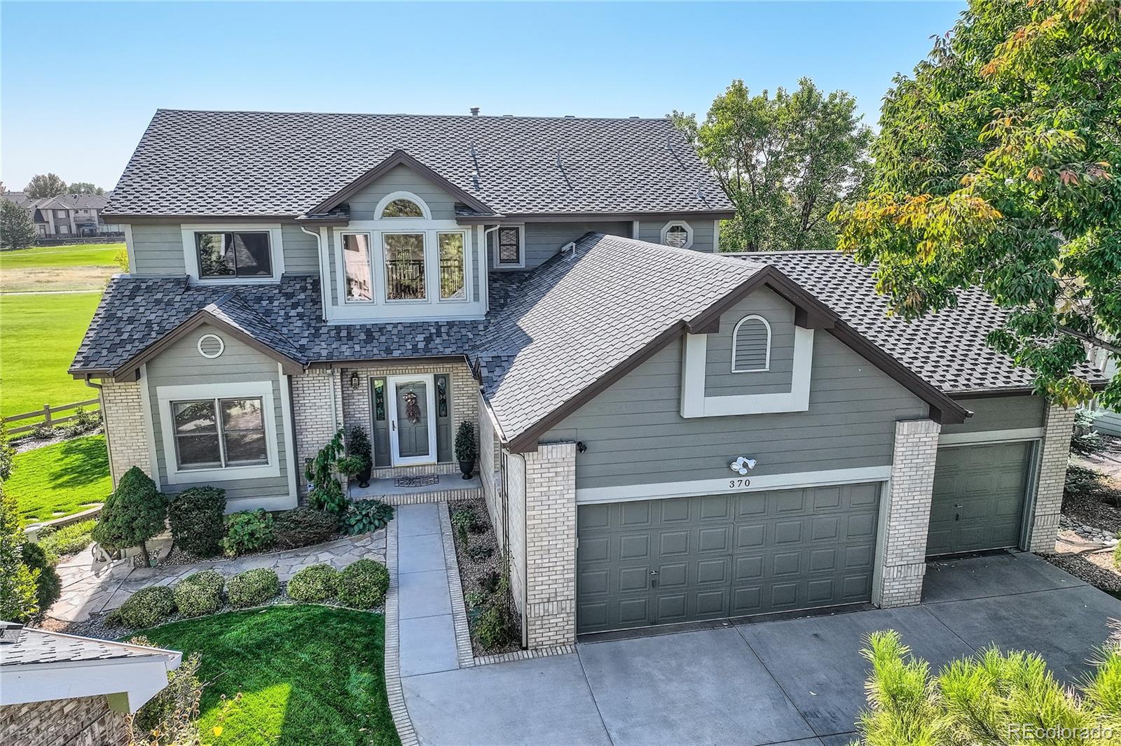 Lovely, Custom, 5 Bedroom, 3.5 Bath Home on Eagle Trace Golf Course, with Premier Lot on Cul-de-sac and Hole 14!  Home Boasts Spacious Living Room Full of Natural Light, with Fireplace that Opens to a Beautifully, Updated, Bright, Eat-in Kitchen (2022) with Island and Features Quartz Countertops, a Plethora of Dun-Rite Custom Built Maple Cabinets, an Upgraded Sharp Built-In Drawer Microwave and a Bosch Gas Range and Range Hood (All Newer Stainless Appliances Included)!  On the Main Floor Discover Gorgeous, Recently Refinished, Harwood Floors and a Primary Suite with a 2nd Fireplace, a 5 Piece Primary Bathroom, a Large Walk-In Closet and Private Access to a Redwood Deck Overlooking the Golf Course!  Upstairs Discover a Full Bath with Double Sinks and 3 Additional Bedrooms, 1 Bedroom Larger and Separate with Double Closets Perfect for Office Space if Desired. A Generous, Walkout Lower Level is Accessible to Patio, Backyard and Golf Course Through Charming Wood French Doors and Includes a Family/ Game Room (Pool Table Included) with a 3rd Fireplace, a Wet Bar with Mini-Fridge (Bar Stools Included), a Home Theater (Screen, Projector, Speakers & Equipment All Included), More Flex Space with Large Closets for Storage (Built-In Safe Included), a Large, Bright 5th Bedroom and 3rd Full Bathroom!  Further Enjoy Worry-Free Living with a Newer Furnace (2016), Newer AC (2016), an Upgraded Class 4 Composition Roof (2012), and a Security System with a Monitored Central Station Fire & Burglary Alarm and RING Security Camera(s). A Partially Fenced Backyard (Easily Enclosed) is Full of Mature Landscaping, a Fire Pit Area, Wrap Around Redwood Deck and Patio Perfect for Entertaining! MAGNIFICENT VIEWS EVERYWHERE!