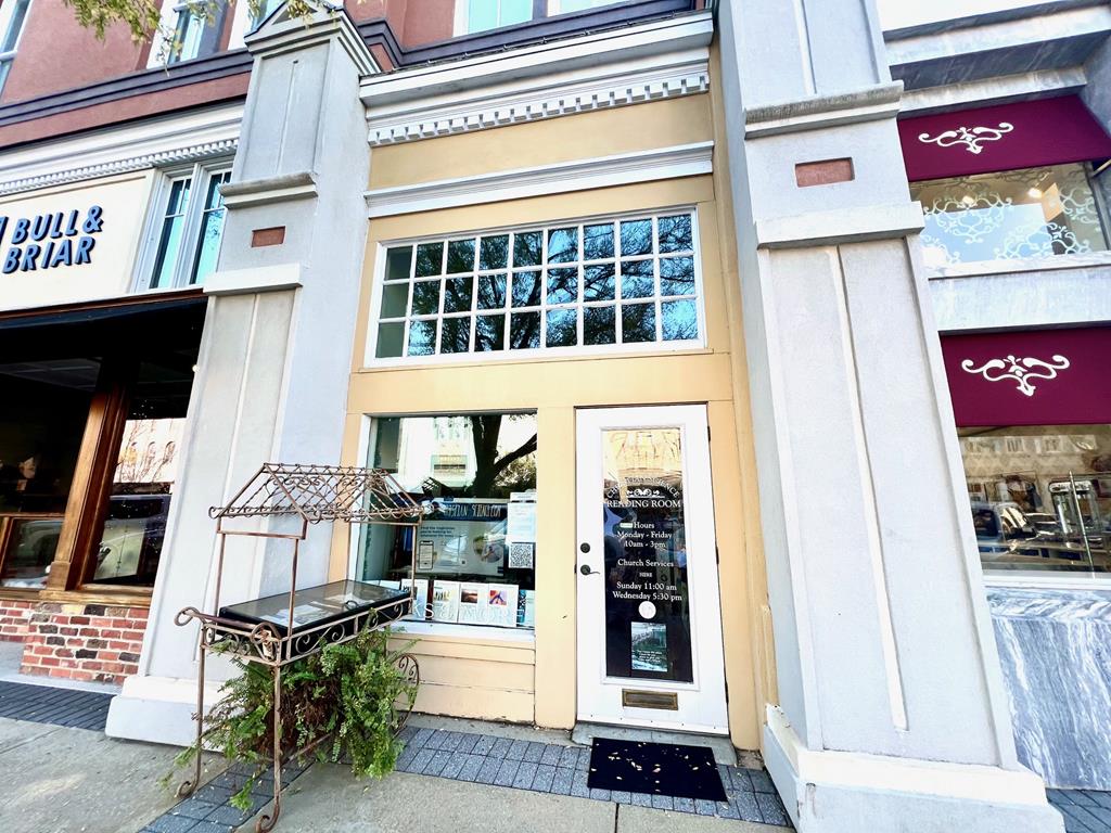 Here is your opportunity to own a piece of historic downtown Thomasville. Located on the bricks of Broad Street, this premier commercial space is part of the historic Mitchell House. This unique, turnkey property has endless possibilities for retail, office, or residential purposes. The compact floorplan is lofted to accommodate extra office, bedroom, or storage space upstairs and also includes a downstairs bathroom and storage area. In addition to Broad Street frontage, the property is easily accessible from the rear with a designated parking space. Downtown Thomasville has become a regional and national destination with incredibly high foot traffic counts and exceptional visibility for your business or brand. This move-in ready building is a rare opportunity to invest in one of Thomasville's most desirable and enviable locations. Call for details.