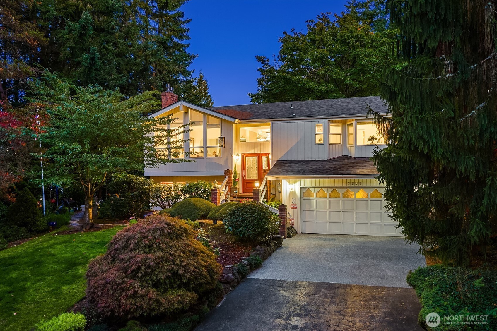 Welcome to this North Creek retreat near Mill Creek Town Center on a .25+ acre homesite! Tucked in a quiet cul-de-sac, this beautifully maintained home offers the best of serene NW living—with a true backyard oasis. An extra large entry leads to a light-filled living rm featuring vaulted ceilings & expansive windows. The kitchen flows seamlessly to an entertainer’s deck surrounded by evergreens—perfect for grilling or relaxing. Downstairs, a cozy family rm/bedrm/laundry. Updates include a NEW ROOF & FURNACE, & HEATED FLOORING in the primary bath! Enjoy peace while being just minutes from parks & the vibrant Mill Creek Town Center. PRE-INSPECTED for your peace of mind, this home is the perfect blend of comfort, character, and natural beauty.