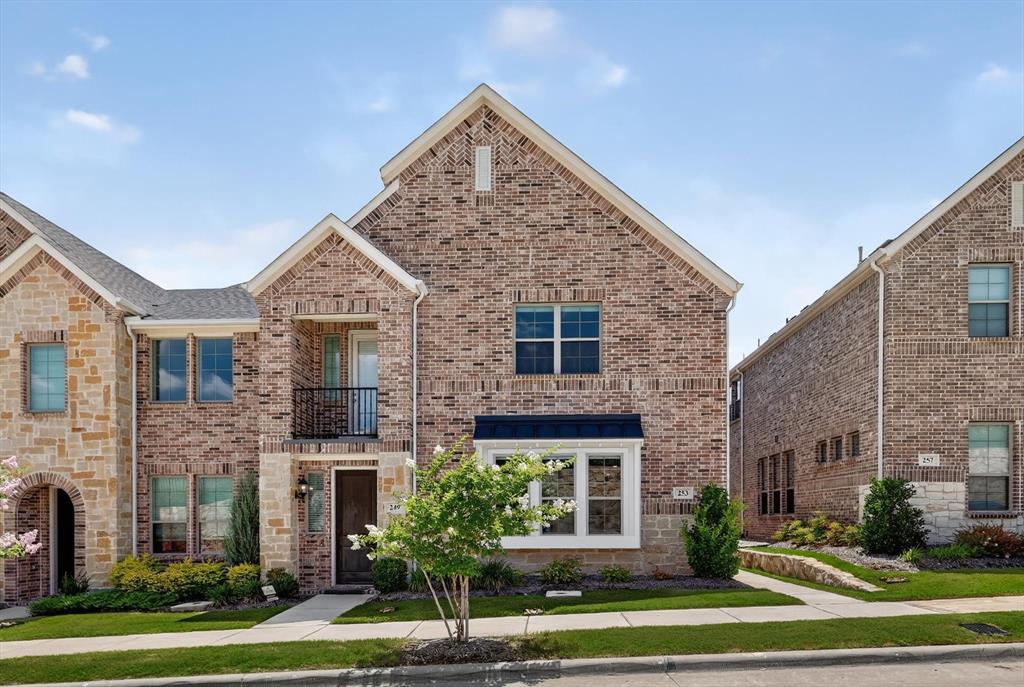 LOCATION! LOCATION!  LUXURY 3 Bedroom TOWNHOME is minutes from DFW airport, Grapevine Lake, shops, dining, golf, entertainment and major highways. Exemplary Flower Mound Schools a BONUS! This 3 bedroom CB Jeni energy efficient home is loaded with upgrades and move in ready! Live worry free in this lock and leave SMART HOME. Community Amenity center  offers private fenced in  pool, lounge area, picnic tables, playground and walking trails. Main level offers open concept luxury vinyl plank flooring, open family room, gourmet kitchen complete with quartz counters, breakfast bar, gas range, pantry and ample storage and cabinet space. Second floor offers generous owner's ensuite featuring vaulted ceiling, walk in closet, quartz countertops, dual vanities, walk in shower and linen closet. Two additional bedrooms or flex rooms could serve as a home office or workout room.  Upstairs second living space or game room a plus! Oversize garage a bonus! The HOA covers all exterior maintenance including lawn care, irrigation, tree and shrub upkeep, seasonal mulching and master exterior insurance.