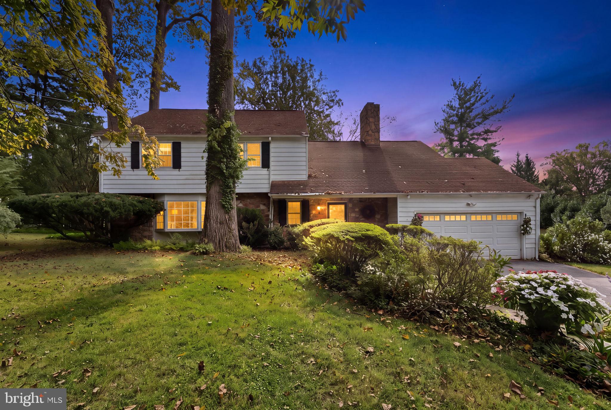This one does not come along often. 411 S. Ithan Avenue is hitting the market for the first time in 51 years, and if you know Radnor Township, you know what that means. A classic two story Colonial on a flat, private acre with mature trees, public water, and public sewer. Four bedrooms, two and a half baths, a fireplace, central air, and a two car garage. The kind of property that families hold onto for generations because once you are here, you understand why. The floor plan is generous and well laid out. A welcoming foyer opens to an expansive living room, separate dining room, and a functional kitchen. The family room flows naturally to one of the home's standout features, a beautiful sunroom overlooking the rear yard and patio. The primary bedroom is a true retreat with a walk in closet, and three additional bedrooms offer plenty of flexibility for family, guests, or a home office. A large storage room rounds out the first floor and adds practical value that is hard to find. The lot alone is worth the trip. One full acre, flat and fully usable, with the kind of setting that takes decades to grow. End users will see the home it already is. Builders and investors will see what it could become. Both are right. Minutes from the shops and restaurants of Wayne and Bryn Mawr, close to the train, and served by top rated Radnor Township public schools. Agnes Irwin and some of the finest private schools on the Main Line are right down the street. And with Blue Route entrances less than five minutes away, putting Center City, the airport, and the entire regional highway network within easy reach. A property like this, held by one family for over half a century, carries something you cannot manufacture. Come see it for yourself.