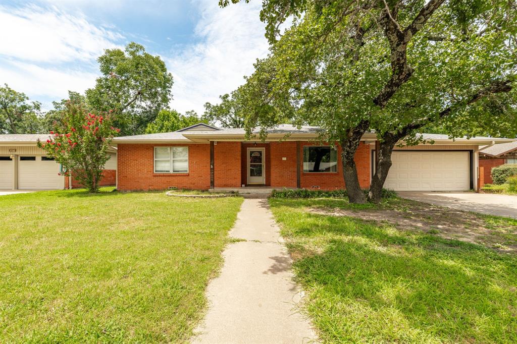 Prime Investment Opportunity! This updated brick home, currently rented as a 4 bedroom, 2 bath, is within walking distance to Tarleton State University, Chamberlin Elementary and the Optimist Jaycee Park. The property's central location supports consistent demand with convenient access to campuses and local amenities. 2024 updates include a new water heater, dishwasher and disposal. The home has full size washer & dryer hookups, an eat-in kitchen, 2 car garage and large, fenced backyard. Appliances included. Don't miss this opportunity, schedule your showing today! Lease in place through July 2026.