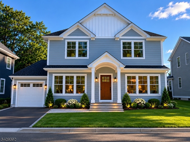 Expertly crafted by a premier local builder, this beautifully designed home offers a seamless blend of modern comfort and timeless style in a sought-after Westfield location. A welcoming exterior sets the tone, leading into a light-filled interior with a thoughtfully designed open layout ideal for both everyday living and entertaining. The main level features a spacious living area anchored by a gas fireplace, flowing effortlessly into a stunning kitchen with a large center island, quartz countertops, premium appliance package, and custom cabinetry. A first-floor bedroom with a full bath provides exceptional flexibility for guests, a home office, or first floor living, complemented by a functional mudroom for everyday ease. Upstairs, the primary suite serves as a private retreat with a walk-in closet and a spa-inspired bath featuring a soaking tub, glass-enclosed shower, and dual vanity. Additional bedrooms are generously sized and well-appointed, with a full hall bath and convenient second-floor laundry. The finished basement expands the home's living space with a large recreation area ideal for media, fitness, or play. Hardwood flooring, custom moldings, and carefully selected finishes throughout reflect high quality and craftsmanship that is a signature of this builder. Per town UCC enforcement, absolutely no tours permitted. Examples of builder's work in past projects shown.