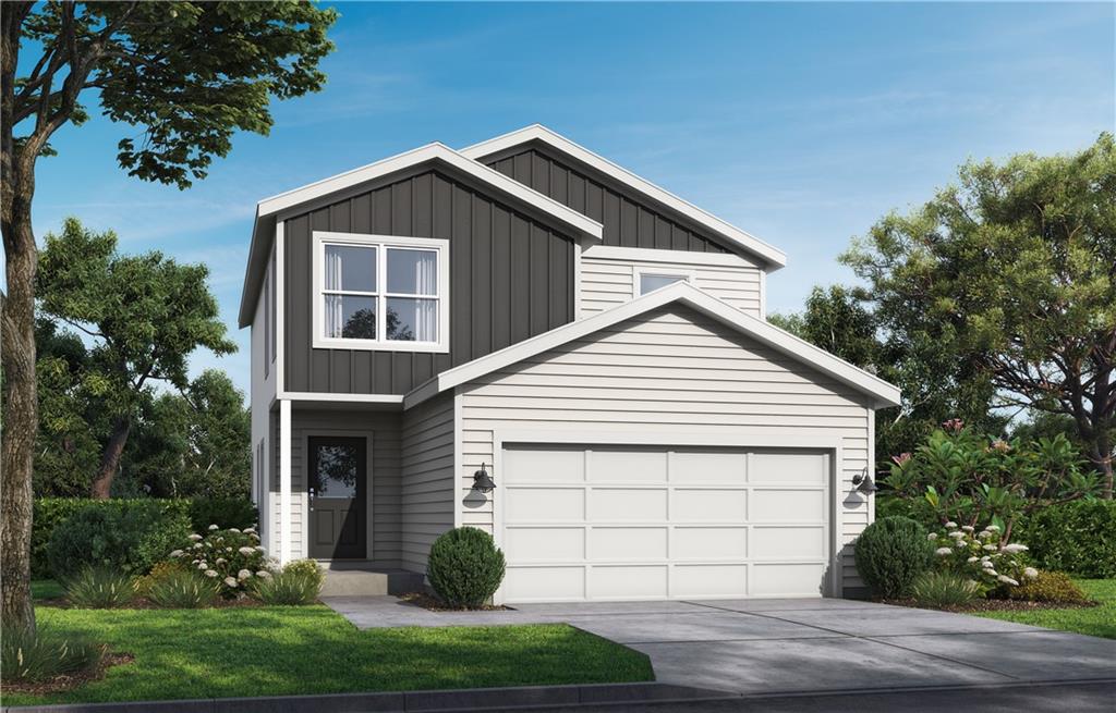 **Home is currently at foundation stage, so you can still make color and finish selections**  Looking for that attainably priced walkout 2-story on a cul-de-sac and backing to a golf course?  Look no further than this Lily 2-story plan in the resort-style community of Creekmoor!  The main level boasts an open floor plan, perfect for entertaining with a well-designed layout seamlessly connecting the living, dining, and kitchen areas to create a spacious and inviting atmosphere. Upstairs you'll find all three bedrooms, including the generously-sized primary bedroom, along with a convenient central laundry. This thoughtful design ensures that privacy and functionality are seamlessly combined. The full unfinished lower level presents endless possibilities to create your dream space or use for extra storage. You still have time to pick all of your interior and exterior finishes if you acts fast. Discover the essence of upscale living in this coveted, master-planned community.   With Lake Creekmoor spanning 108 acres and the Championship Golf Course boasting 18 captivating holes that through picturesque ridges and valleys, Creekmoor offers a lifestyle unlike any other. The newly renovated and expanded clubhouse is the heart of our community,providing a hub for relaxation, recreation, and socializing. Indulge in casual dining at Tavern on the Moor, sip on your favorite beverages at the bar, or revel in the breathtaking views from the expansive covered outdoor patio. Whether it's a laid-back happy hour, an intimate dinner date, or a lively gathering with friends, you need go no further than this oasis just up the road.  Our clubhouse is also home to a pro shop for all your golfing needs, a state-of-the-art 24-hour fitness center, two sparkling swimming pools, and versatile sport courts ensuring there's always something to engage and entertain you.