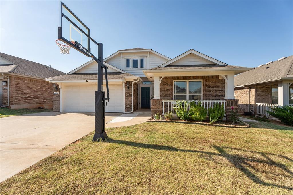 Welcome to this stunning turn-key, fully move-in ready home located in the highly desirable Deer Creek School District of Edmond, offering the perfect combination of modern style, functionality, and convenience. Built in 2020 in the desirable Northbrooke Subdivision with quality craftsmanship, this beautifully maintained 4 bedroom, 3 full bath home spans nearly 1,850 sqft and features an inviting open-concept floor plan that blends comfort with versatility. The home showcases fresh paint inside and out, durable tile flooring throughout (no carpet), and an upgraded kitchen complete with stainless steel appliances, sleek cabinetry, and ample storage—ideal for both everyday living and entertaining. The spacious living area flows seamlessly into the dining and kitchen spaces, highlighted by natural light and clean, modern finishes. The private primary suite includes a spa-like bathroom with double vanities, a soaking tub, and walk-in shower, while secondary bedrooms provide flexibility for guests, a home office, or playroom. Step outside to enjoy a covered patio and fenced backyard with no rear neighbors, offering privacy and space for gatherings or quiet evenings. Additional features include a 2-car attached garage, energy-efficient systems with central gas heating and central electric cooling, and a well-sized ~5,750 sqft lot. Conveniently located near the Kilpatrick Turnpike, shopping, dining, and recreational amenities, this home offers easy access to both Edmond and NW Oklahoma City. Perfect for families, professionals, or investors, this beautifully finished residence is a rare find in a fast-growing area—schedule your private showing today and see why this is the home you’ve been waiting for! Fridge, Washer, and Dryer can be included!