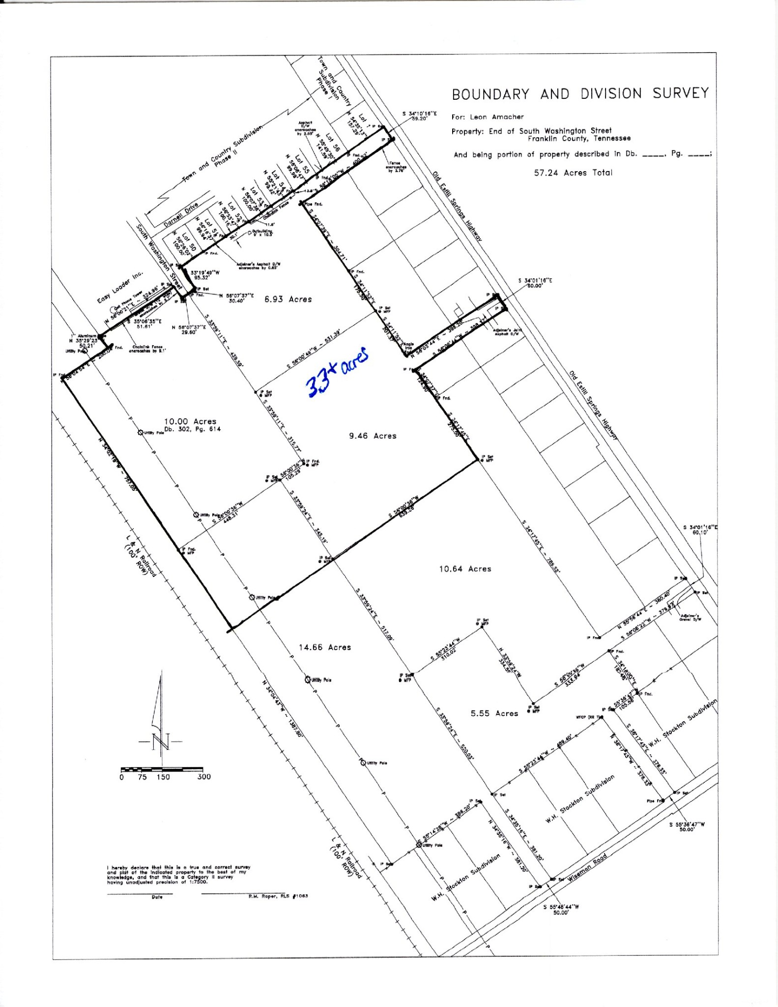 33.62 acres inside Tullahoma city limits—level, mostly cleared, and ready for development. Prime access from South Washington Street and Old Estill Springs Highway with excellent visibility and multiple entry points. Commercial property to the north and an established subdivision to the east make this a strategic spot for future growth. A rare opportunity in a high-demand area.
