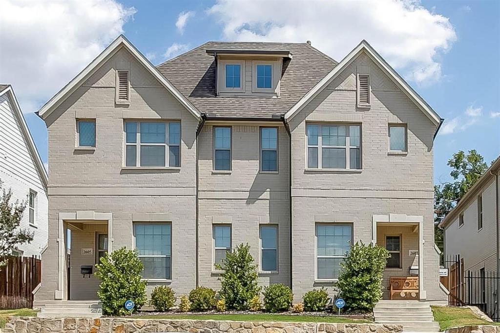 Rental for 2026 School year - Available June 5th, 2027 **Yard maintenance is included in the lease**2017 English architecture townhome close to TCU and convenient access to the i-30. Newer build and little maintenance required - 3 bedrooms, each with its own bath. Stainless steel appliances, 2 car garage, wood floors in living and dining, and comes with Refrigerator and Washer & Dryer.  $750 non-refundable cleaning fee at the end of the lease. Perfect location and new amenities!