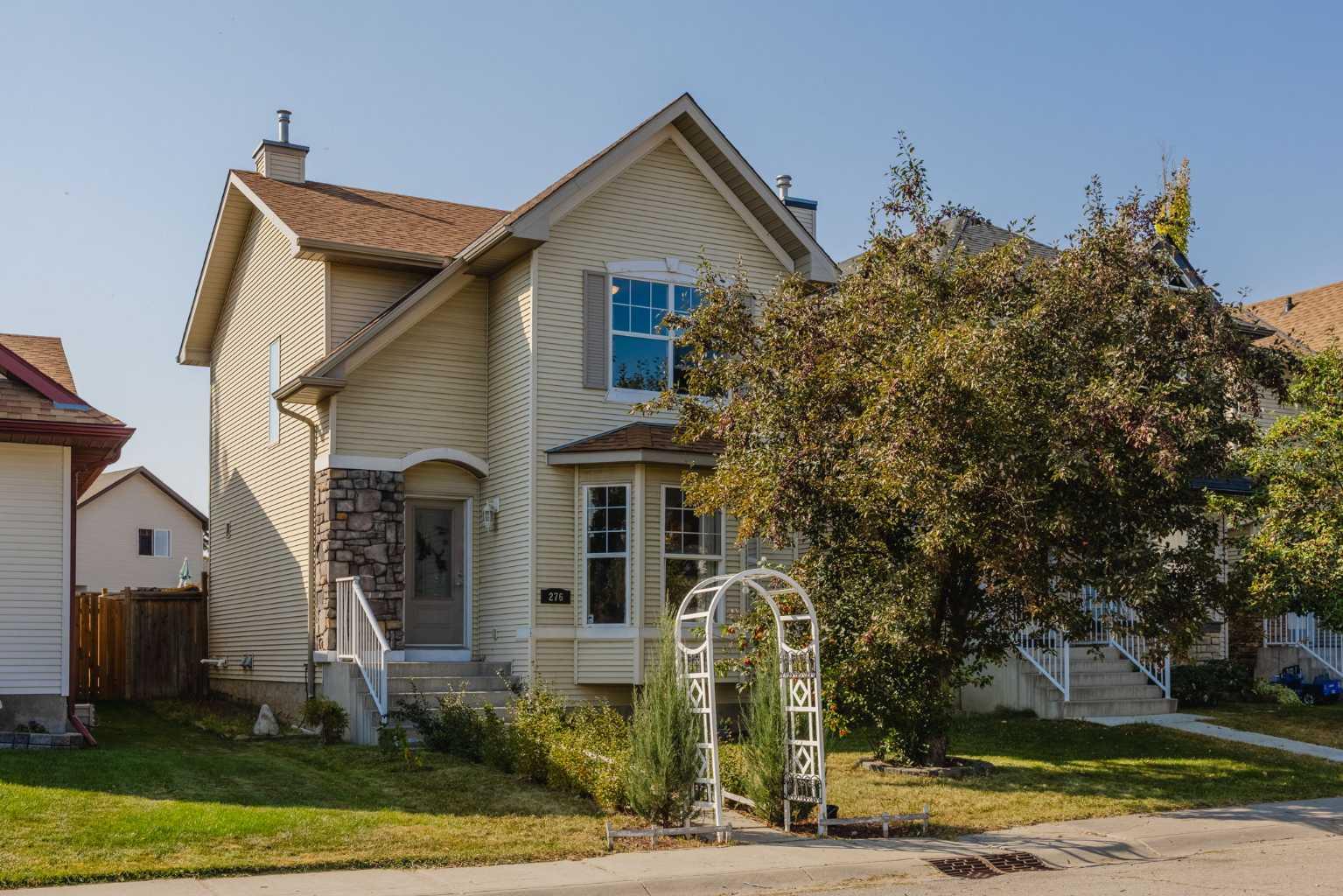 UNMATCHED VALUE in an AMAZING COMMUNITY!  Welcome to this charming three bedroom home in the desirable community of Cranston. As perfect for your Family as it is for entertaining, the open concept main floor is made bright and airy by the many windows and east-west orientation.  The sun-filled back yard and deck are the perfect setting for BBQ’s, firepits and all the fun that comes along with those. Upstairs, the master bedroom features a generous walk-in closet, the two additional bedrooms are of a great size and the full bathroom caps off the perfect space for Family living.  The lower level is ready to become whatever your lifestyle requires with room for a media room, bedroom or home office and a bathroom.  You’ll quickly come to understand why Cranston is one of Calgary’s most sought after communities with its amazing Community Center, schools, parks, pathways, local shopping & restaurants and proximity to Fish Creek Provincial Park.  And having quick access to Deerfoot and Stoney Trails means that your commute or errands are quick and easy.  Live the life you and your Family deserve!  Book your appointment today, you do not want to miss this opportunity