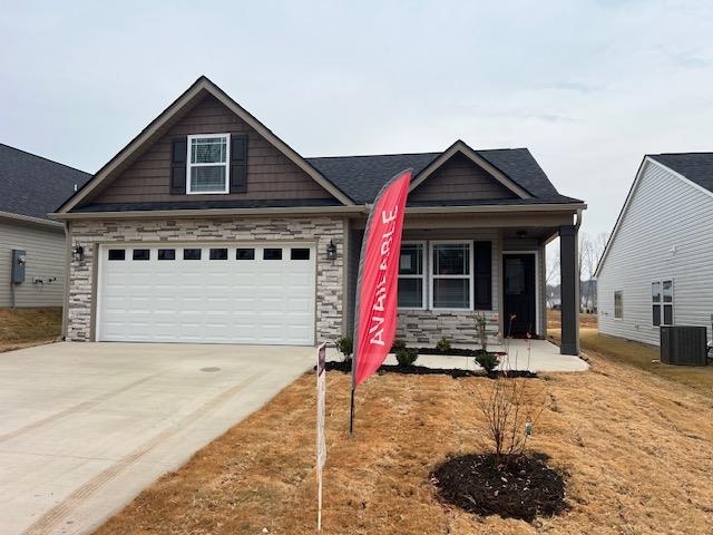 The CLIFTON plan (Lot 51) has a spacious open living area and split bedrooms. Granite countertops, crown molding with rope lighting, upgraded cabinets and many more features included. 12' x 12' sunroom and 12' x 12' covered patio overlooks the back yard. 30-year architectural shingles, site-built construction, and a 10 year limited warranty are included to give you peace of mind.  $10,000 Seller Concession toward Buyer’s Closing Costs or Rate Buy Down available. *Virtual tour reflects same house plan, not exact house.  Home is currently in slab stage and most color selections are still available for buyer.