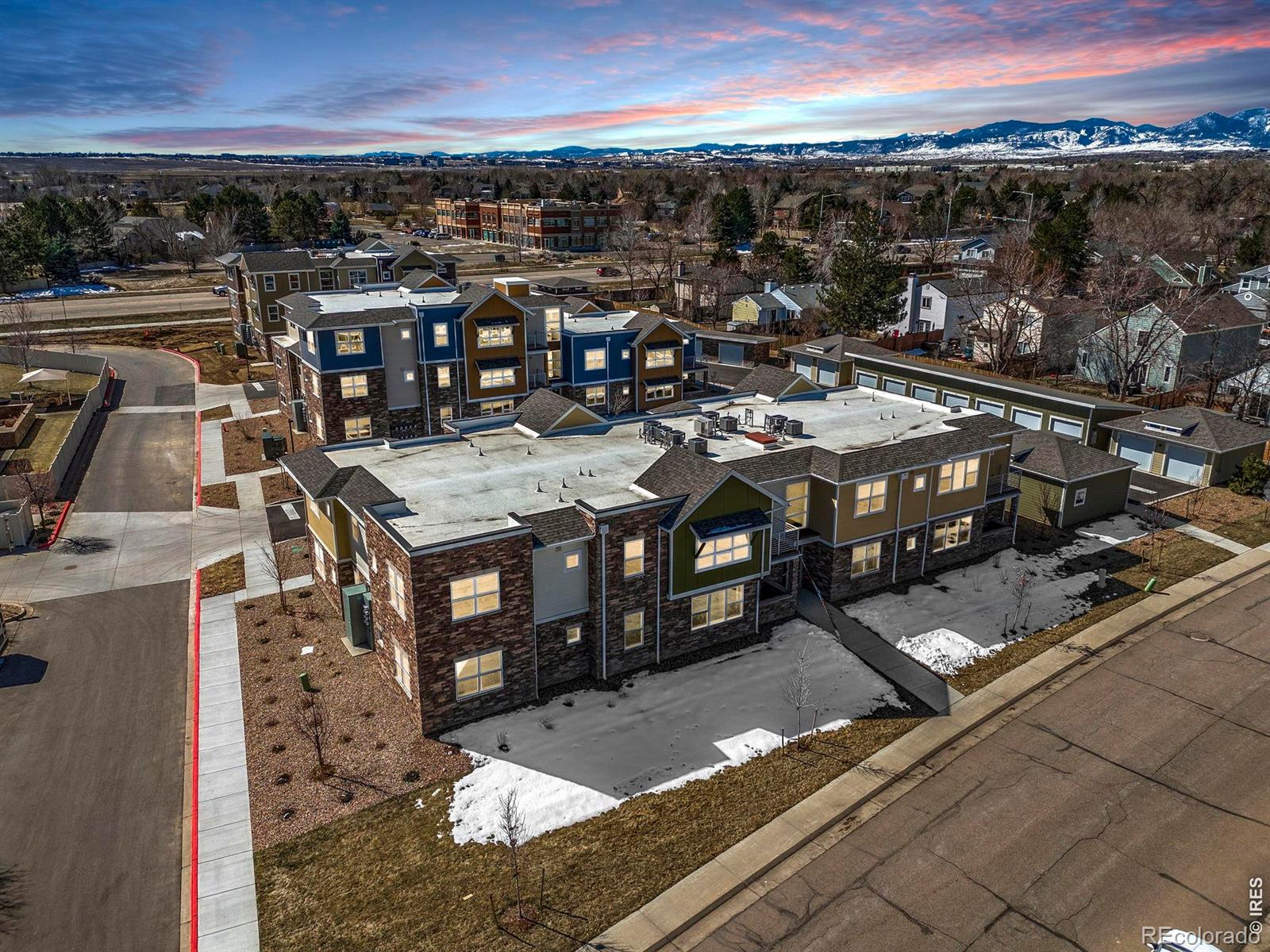 Discover Lafayette's latest premier community, Cherrywood Condos, completed in 2024 and never lived in. This bright 2-bedroom unit combines modern design with functional living, featuring an open-concept layout, oversized windows, and a private balcony that brings in natural light and fresh air. Several units already have renters in place, offering immediate income potential for investors or the flexibility to move in and enjoy brand-new construction firsthand. The kitchen is designed for everyday living and entertaining, with quartz countertops, a large island, and stainless steel appliances. High-grade laminate and luxury vinyl plank floors flow seamlessly through the living spaces, while an in-unit stackable washer and dryer add convenience. Select units include full appliance packages for a truly move-in ready experience. Residents enjoy community amenities including a fenced dog park and bocce ball court, providing opportunities for recreation and social connection. Low-maintenance living allows you to spend less time on upkeep and more time enjoying your home or managing your investment. Cherrywood Condos offer the perfect balance of style, comfort, and smart opportunity in a prime Lafayette location.