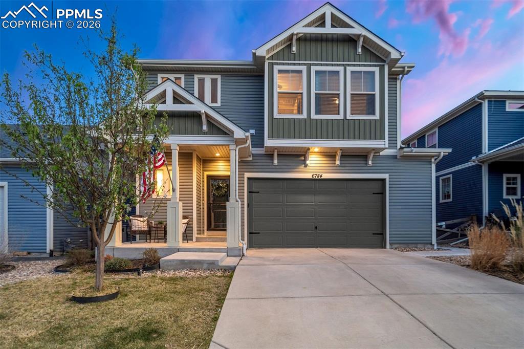 Welcome to life in the award-winning Banning Lewis Ranch—where community, convenience, and lifestyle come together beautifully.This meticulously maintained 3-bedroom, 3-bath home offers the perfect blend of function and style, complete with a versatile office or flex space ideal for working from home, a playroom, or a quiet retreat. The open-concept main level was designed to impress, featuring a striking stacked-stone quartz fireplace, an oversized kitchen island perfect for gathering, and a light-filled dining area that flows effortlessly for everyday living and entertaining.The unfinished basement is a blank canvas with serious upside—already offering space for a future fourth bedroom, additional bathroom, and a secondary living area. Even better, it currently features a fun indoor climbing wall, adding a unique and playful element you won’t find in most homes.Step outside and you’ll find your own private outdoor retreat. The extended, partially covered concrete patio is ready for summer evenings and weekend get-togethers, while the low-maintenance yard—with turf and a custom putting green—delivers year-round enjoyment without the weekend workload.And the location? Hard to beat. Just a short walk to neighborhood favorites like the splash pad, parks, and outdoor concert venue. Banning Lewis Ranch residents enjoy top-tier amenities including pickleball courts, a dog park, miles of trails, a resort-style pool, farmers markets, and community events all year long.All of this with convenient access to Schriever and Peterson Space Force Bases, plus nearby shopping, dining, and highly regarded schools.