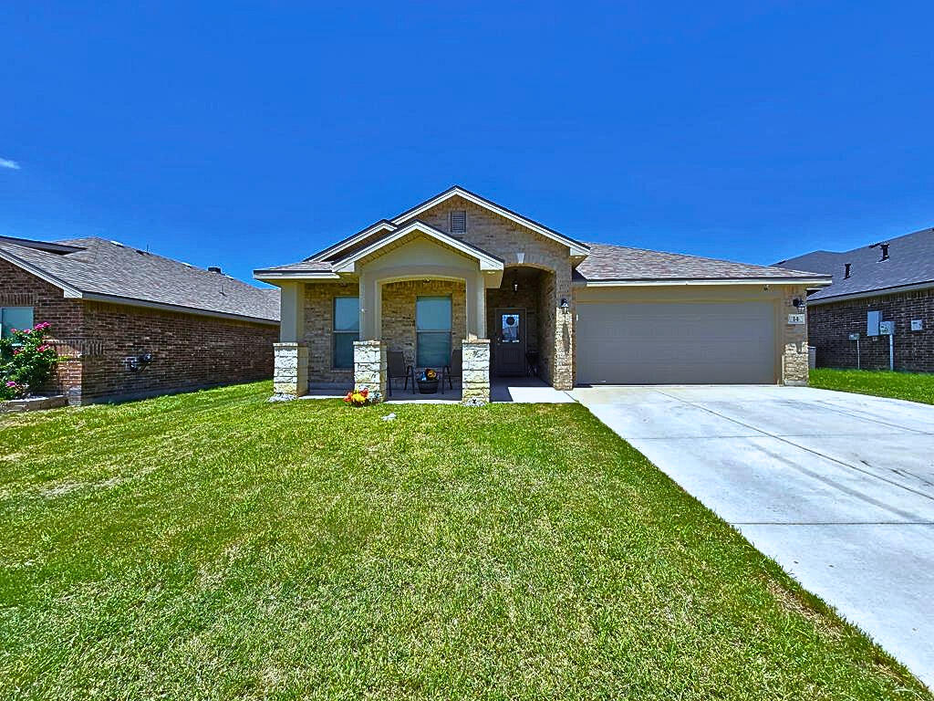 Charming 4 bed, 2 bath home on a quiet cul-de-sac with no HOA! Bright open layout w/high ceilings, natural light, and a stylish kitchen featuring granite counters, stainless appliances, and large island. Sequestered primary suite w/walk-in closet, soaking tub, shower, & dual vanities. Three additional bedrooms, including a front room perfect for office/guests. Covered patio, new sod in backyard, sprinkler system, reverse osmosis system, & solar panels. Easy access to schools, shopping, & dining!