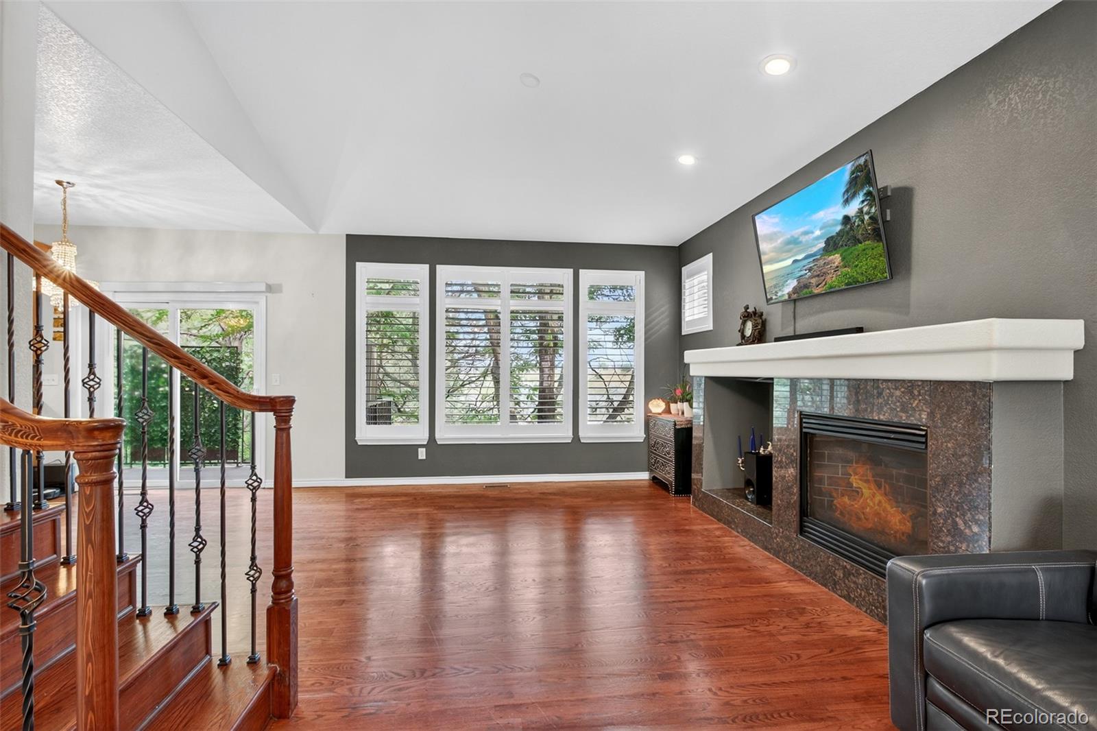 Welcome to this impeccably maintained, original-owner home in the heart of Greenwood Village at 12056 E Lake Cir. This stunning 3-bedroom, 3.5-bathroom residence offers the perfect blend of style, comfort, and convenience within the gated, amenity-rich community of Cottonwood Grove. Gently lived in and beautifully cared for, the home features wood floors throughout, abundant natural light, and tasteful updates that combine timeless design with modern functionality. The chef-inspired kitchen is equipped with newer stainless steel appliances, freshly updated cabinets, granite countertops, and an inviting layout ideal for both everyday living and entertaining. The thoughtfully designed floor plan includes dual primary suites on the upper level, each with its own en-suite bathroom, offering exceptional flexibility for guests, multigenerational living, or private work-from-home space. The finished basement adds even more versatility with a third bedroom, full bathroom, and additional living area perfect for a media room, fitness space, or guest retreat. Fresh interior paint throughout enhances the home's bright, move-in-ready appeal. Step outside to the private back patio and take in peaceful views overlooking Cherry Creek State Park, where open space and natural beauty create a serene backdrop for relaxing mornings and evening gatherings. Residents of Cottonwood Grove enjoy exclusive access to resort-style amenities including a pool, hot tub, tennis courts, and volleyball court, all while benefiting from a low-maintenance lifestyle. Ideally located near Cherry Creek State Park, scenic trails, top-rated schools, premier shopping, dining, and easy commuter access, this exceptional home offers the best of Greenwood Village living. Don’t miss the opportunity to make 12056 E Lake Circle your next home.