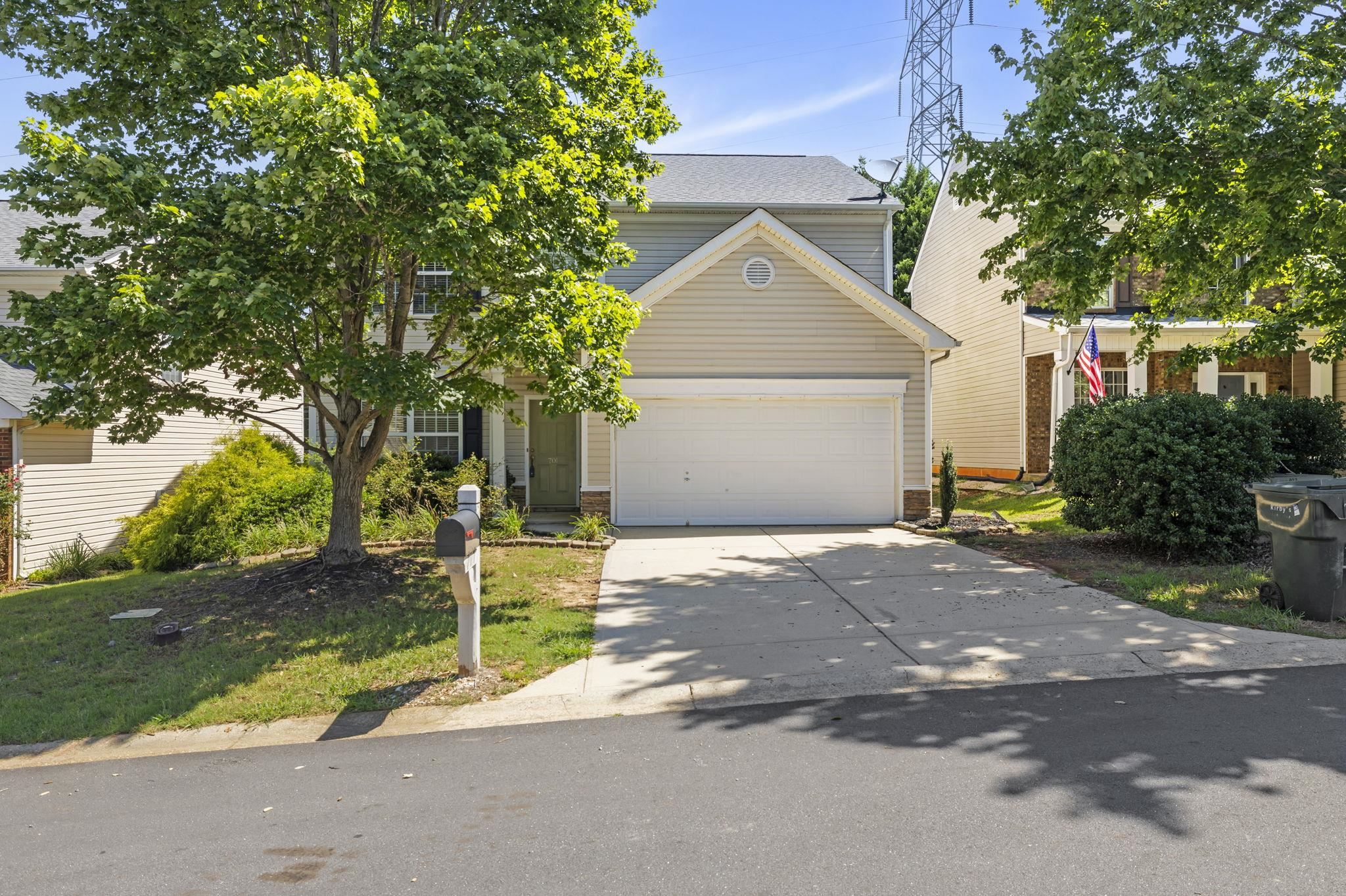 Welcome to 701 Terrace Creek Drive in Duncan! Located in the desirable Terrace Creek subdivision, this spacious 4-bedroom, 2.5-bath home offers comfort, functionality, and convenience.  The main level features a large open floor plan perfect for everyday living and entertaining, along with a formal dining room and formal living room for more traditional gatherings. A cozy den with a gas fireplace provides the perfect space to relax.  All four bedrooms are located on the second level, offering privacy and a well-designed layout. The garage includes an optional cooling system, ideal for a workshop, hobby space, or extra comfort year-round.  Step outside to enjoy the patio and fenced-in backyard, perfect for outdoor dining, pets, or play. Residents of Terrace Creek enjoy access to a community pool and playground, both within walking distance.  Conveniently located with an easy commute to Greenville, Spartanburg, and Woodruff, this home combines neighborhood charm with excellent accessibility.  Don’t miss your opportunity to make this beautiful home yours!